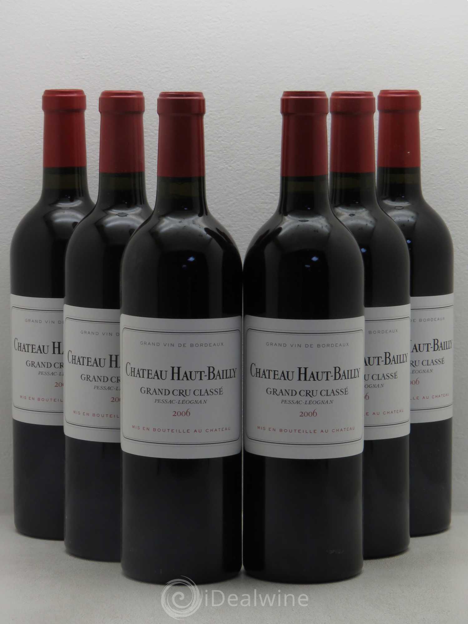 Château Haut-Bailly Cru Classé de Graves 2006 - Lot de 6 bouteilles - 0