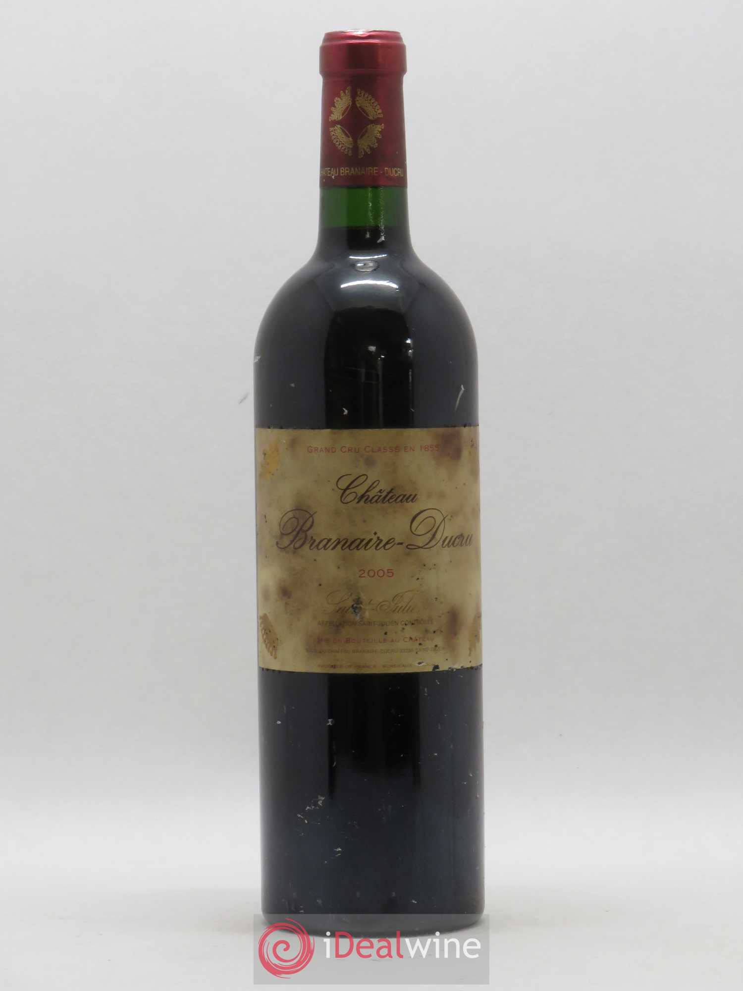 Château Branaire Ducru 4ème Grand Cru Classé 2005 - Lot de 1 bouteille - 0