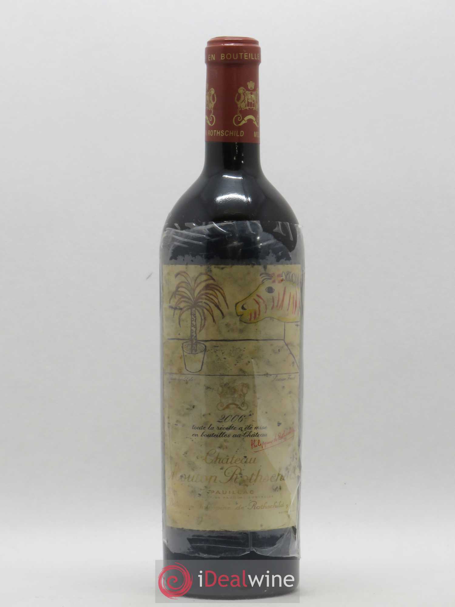 Château Mouton Rothschild 1er Grand Cru Classé 2006 - Lot de 1 bouteille - 0