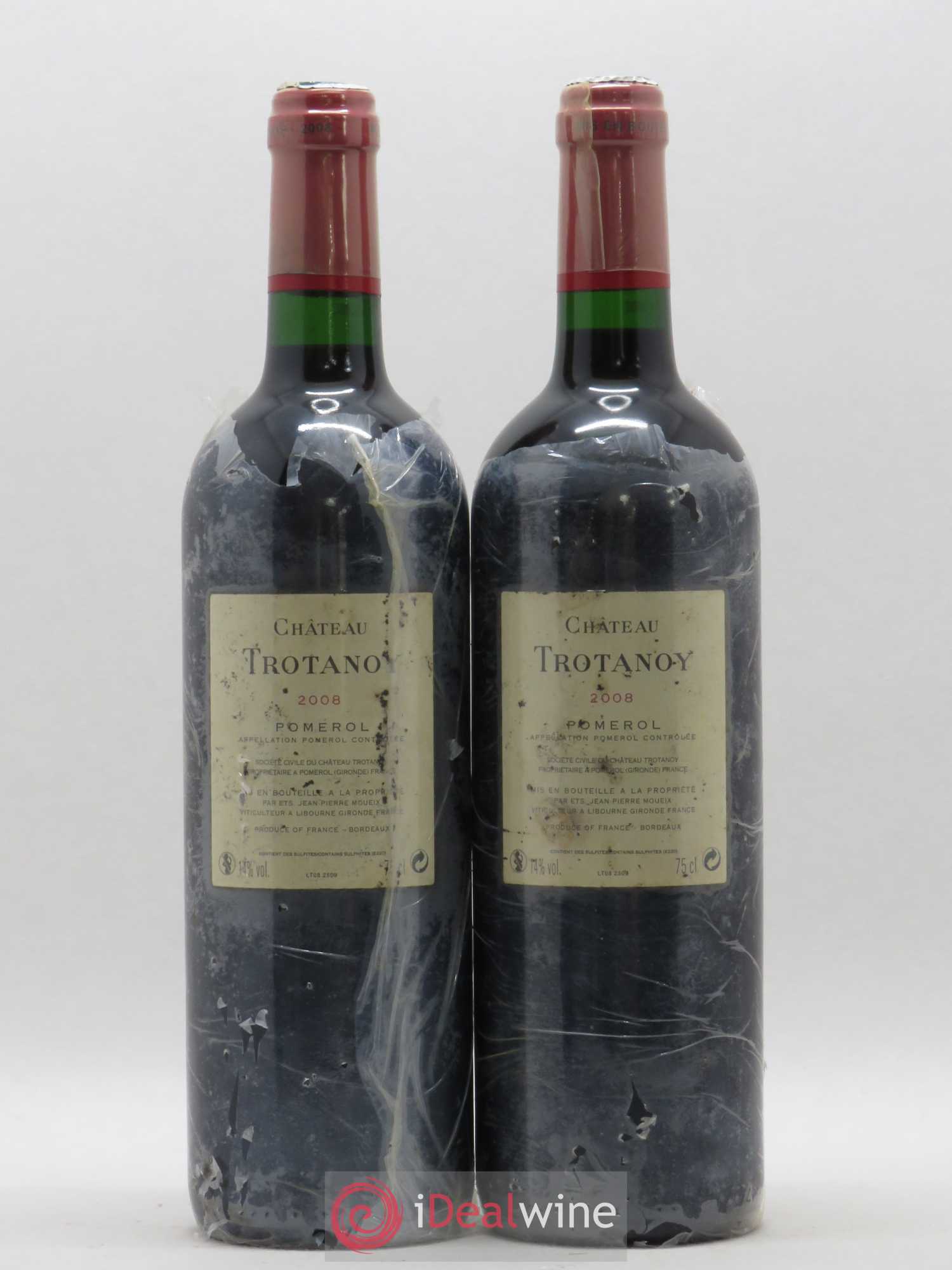 Château Trotanoy 2008 - Lot de 2 bouteilles - 1