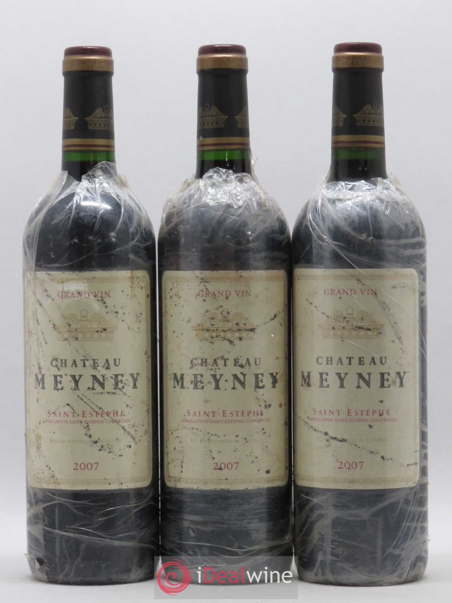 Château Meyney 2007 - Lot de 3 bouteilles - 0