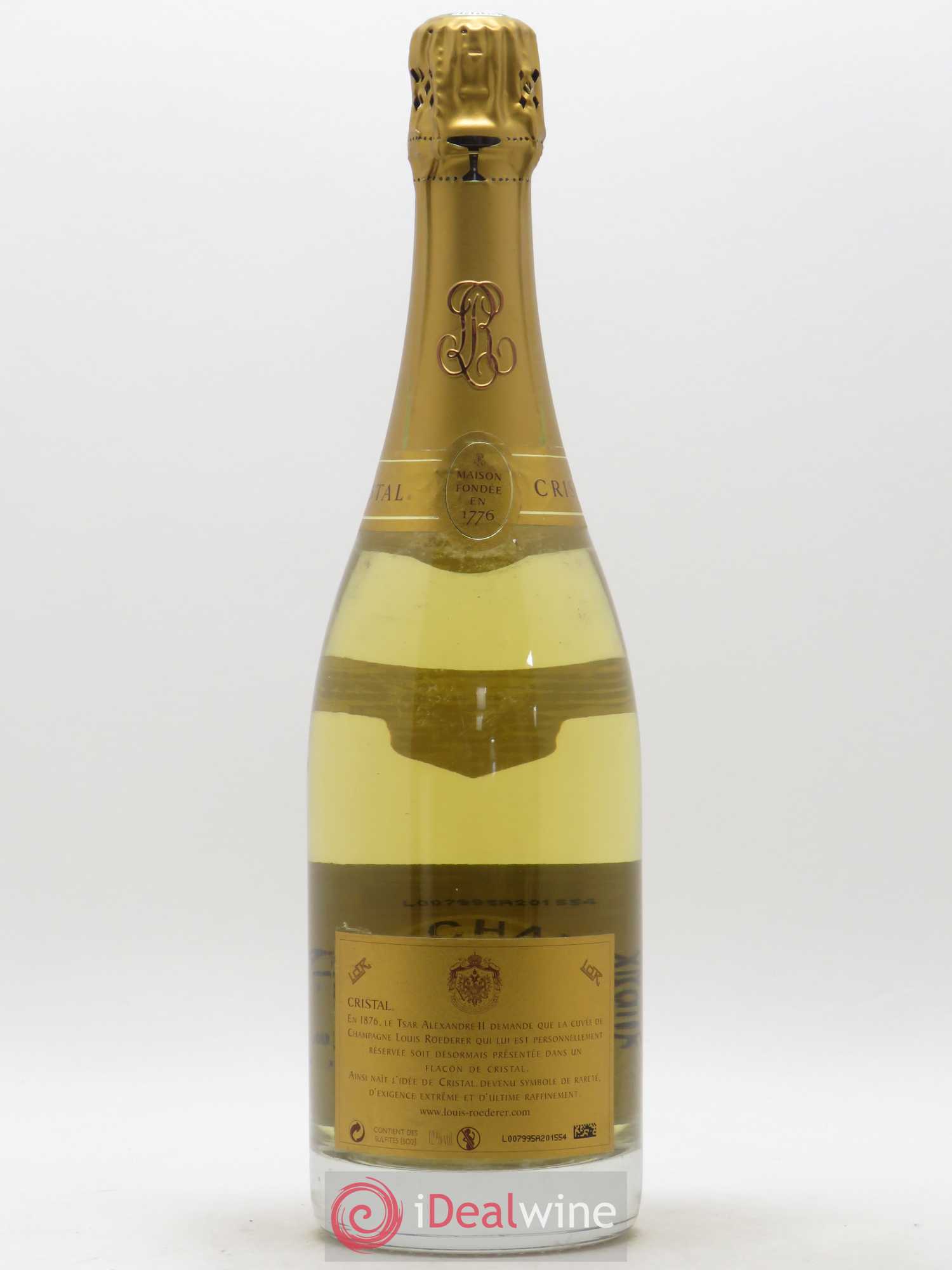 Cristal Louis Roederer 2004 - Lot de 1 bouteille - 1