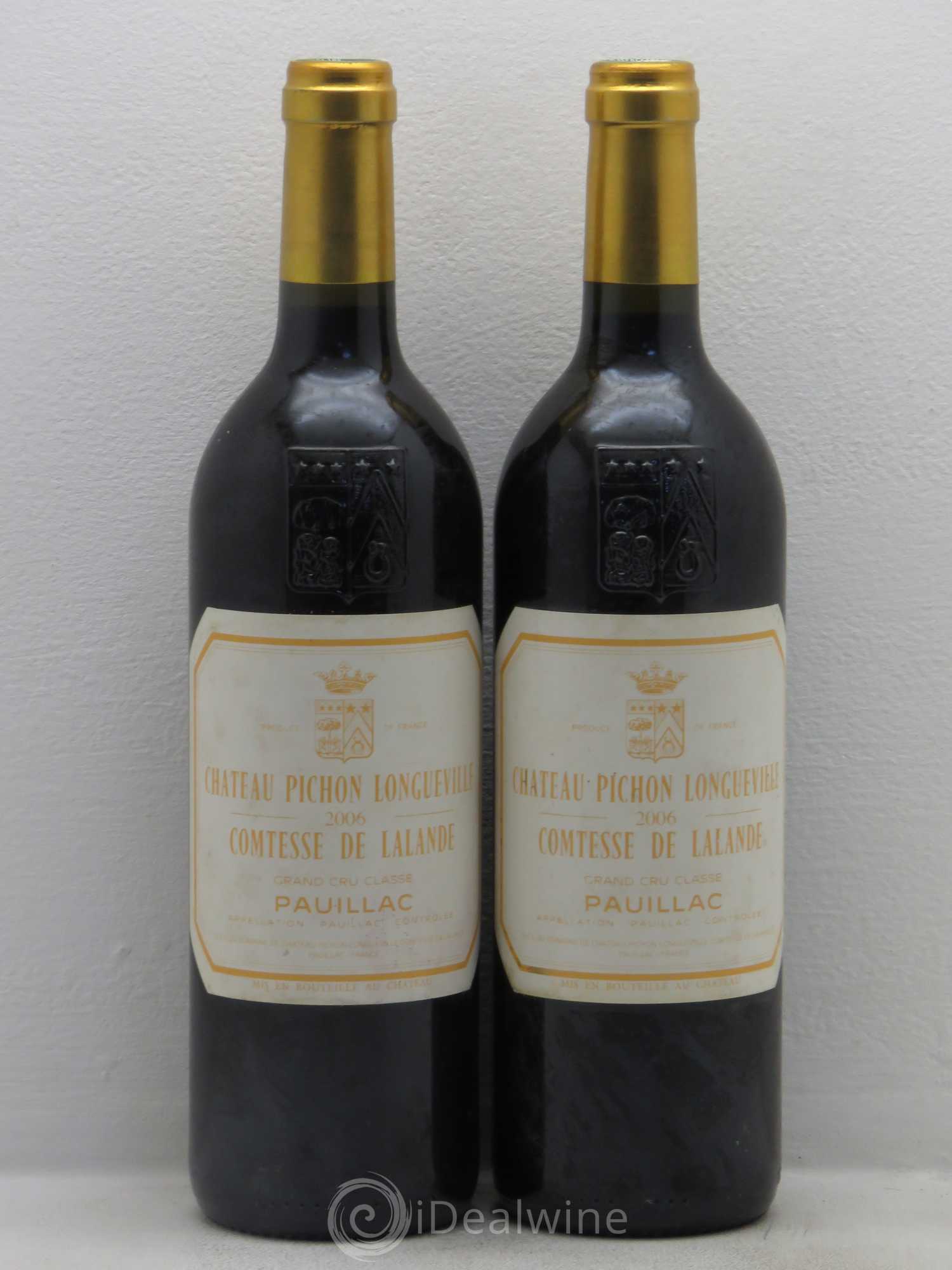 Château Pichon Longueville Comtesse de Lalande 2ème Grand Cru Classé 2006 - Lot de 2 bouteilles - 0