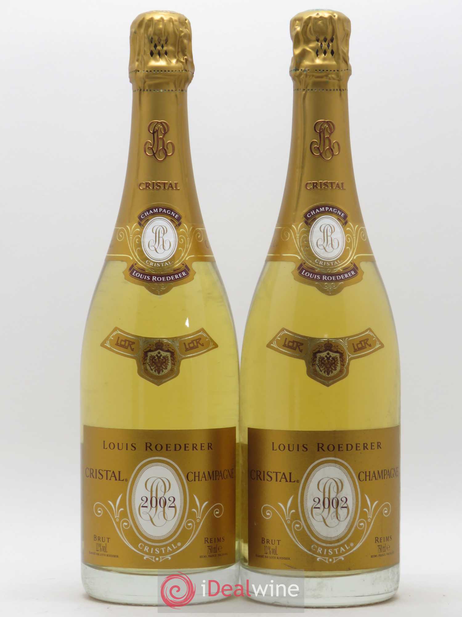 Cristal Louis Roederer 2002 - Lot de 2 bouteilles - 0