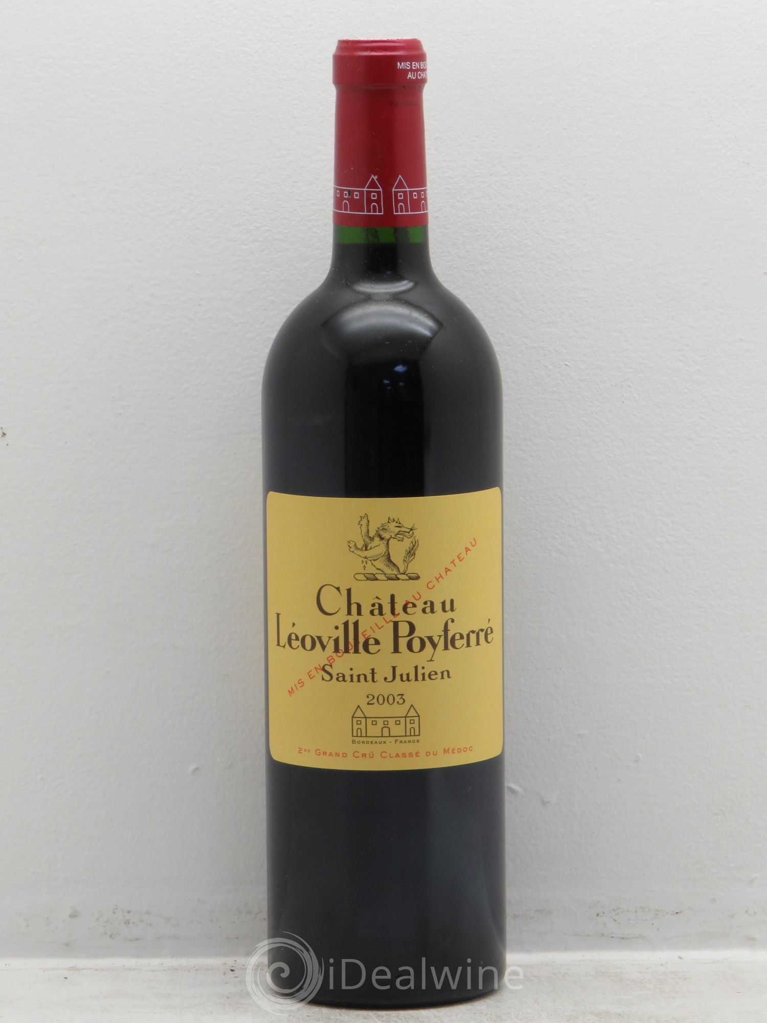 Château Léoville Poyferré 2ème Grand Cru Classé 2003 - Lot de 6 bouteilles - 0