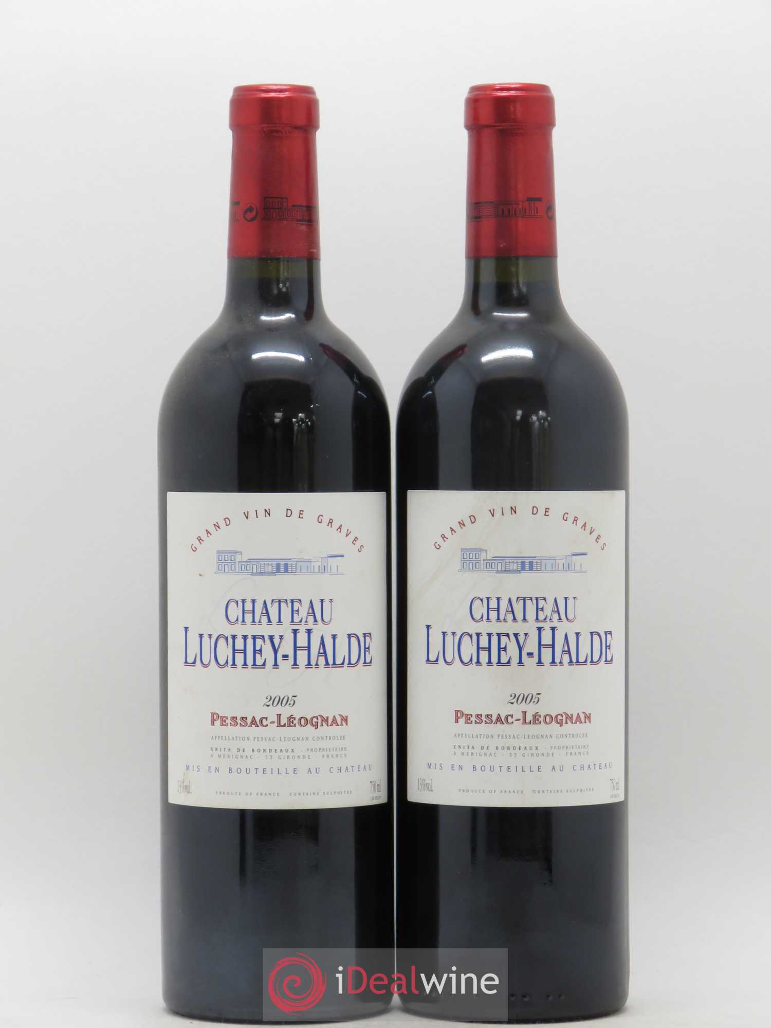 Pessac-Léognan Luchey Halde 2005 - Lot de 2 bouteilles - 0
