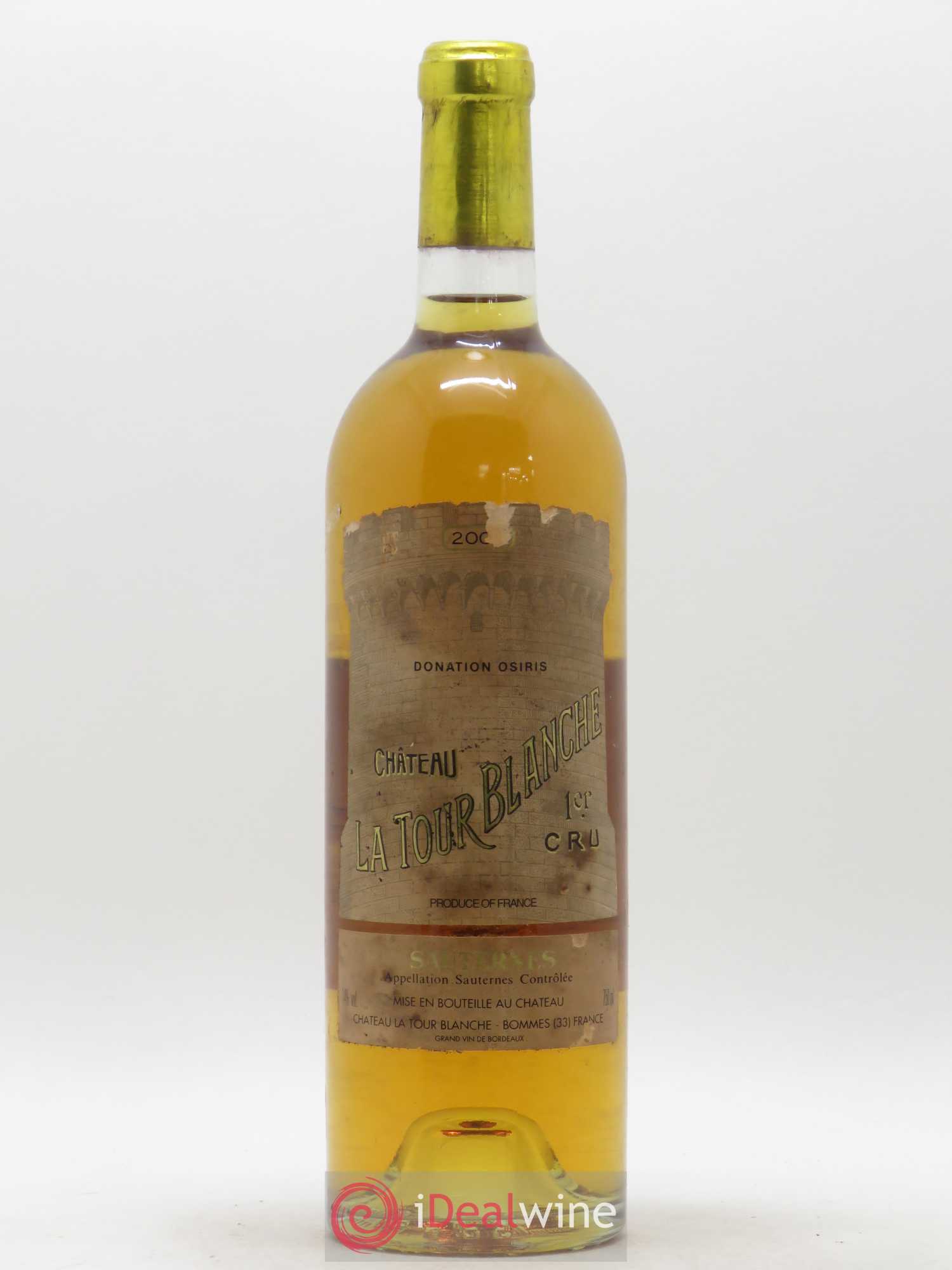 Château la Tour Blanche 1er Grand Cru Classé 2005 - Lotto di 1 bottiglia - 0