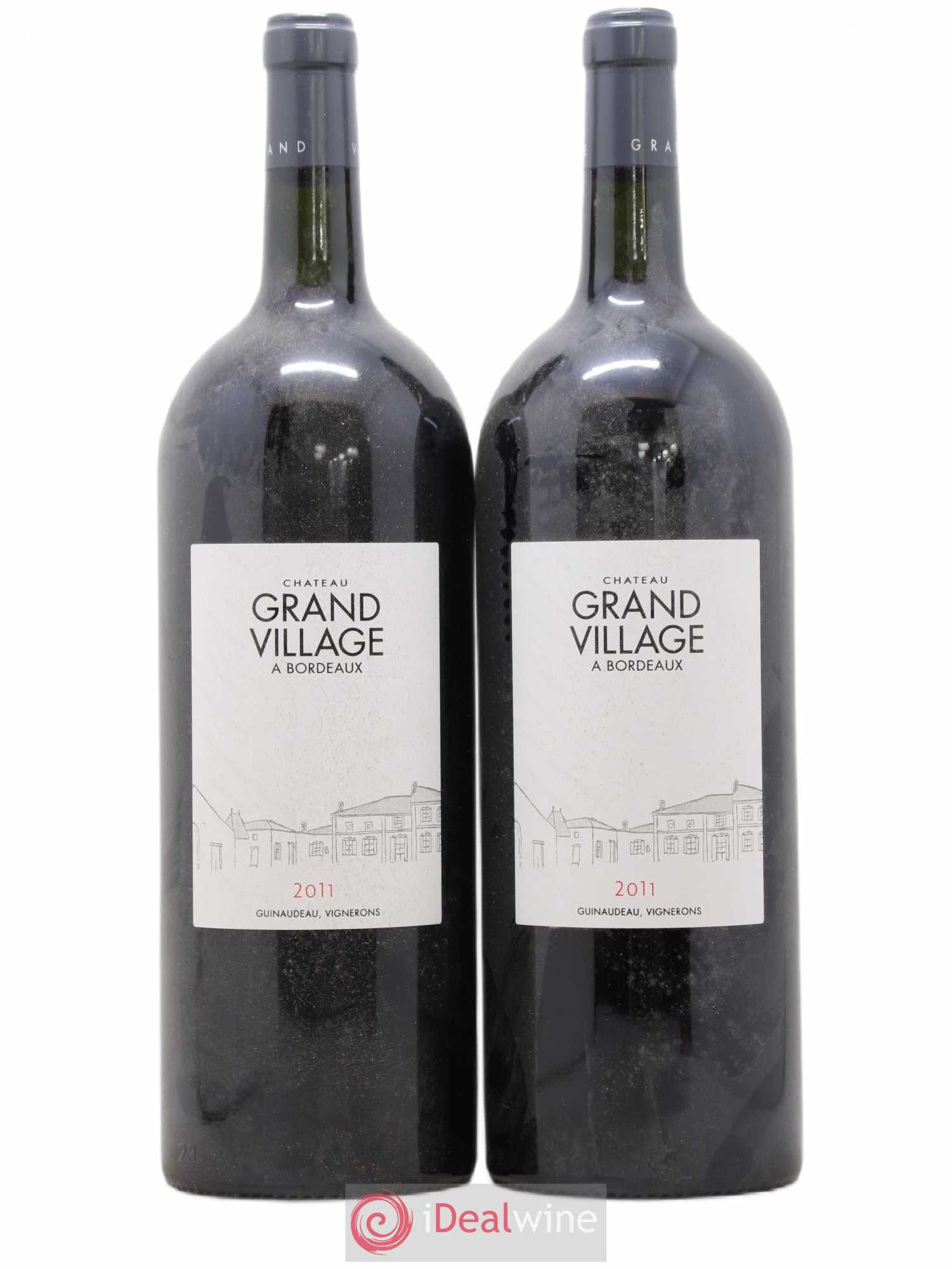 Bordeaux Supérieur Grand Village 2011 - Posten von 2 Magnum - 0