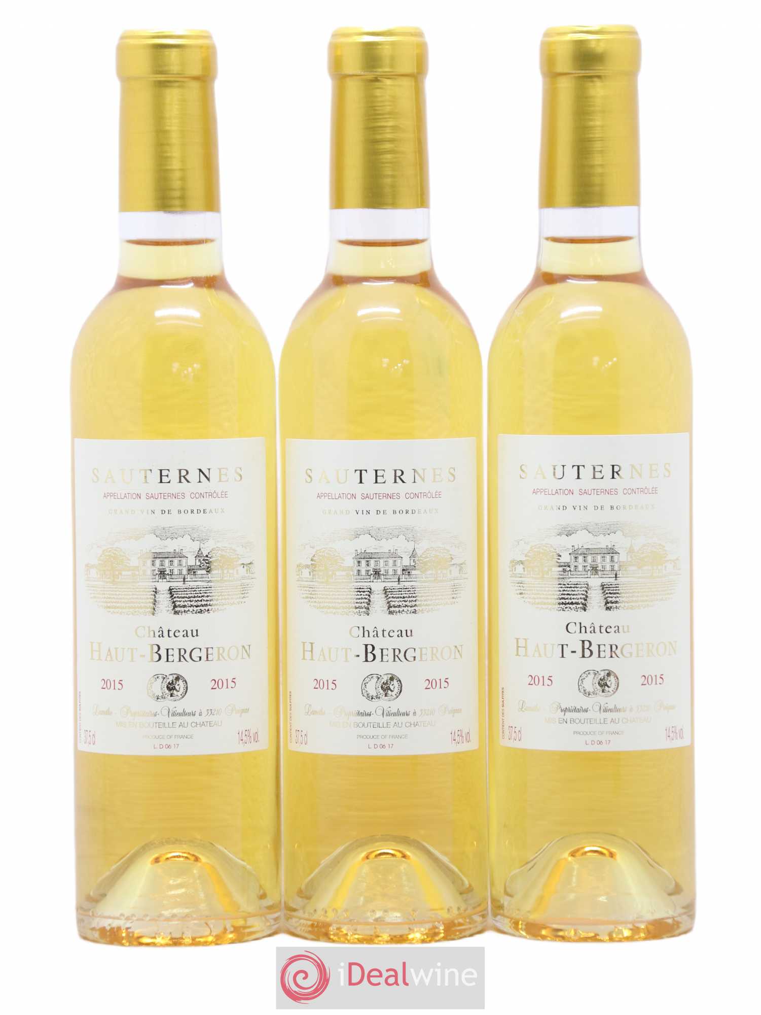 Château Haut-Bergeron 2015 - Posten von 12 Demi-Flaschen - 2