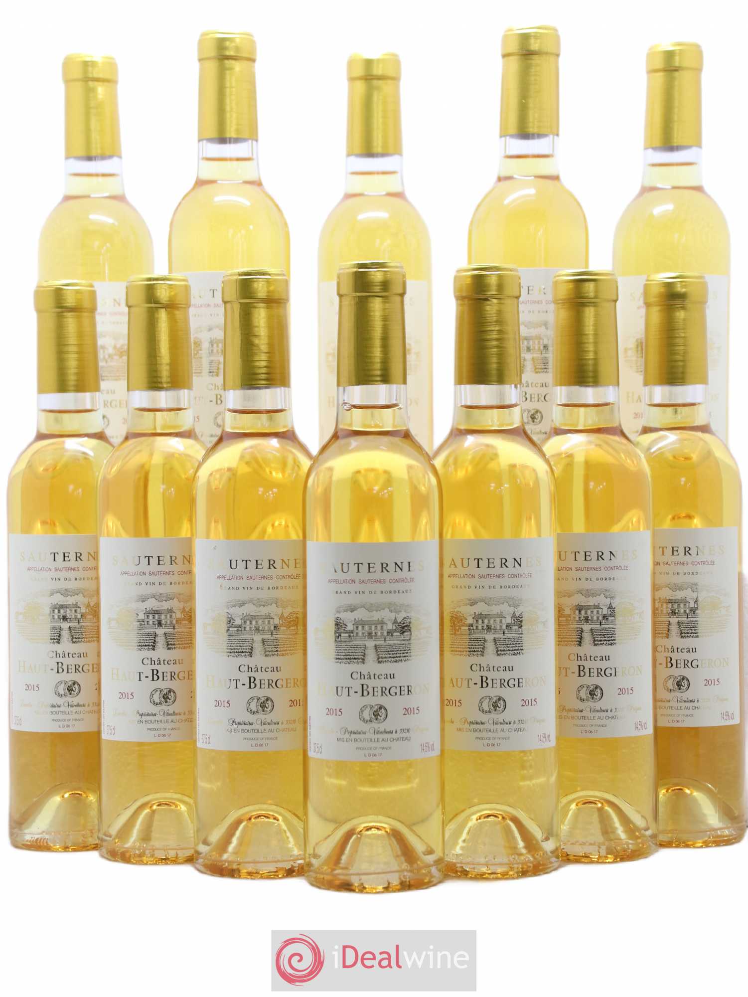 Château Haut-Bergeron 2015 - Posten von 12 Demi-Flaschen - 0