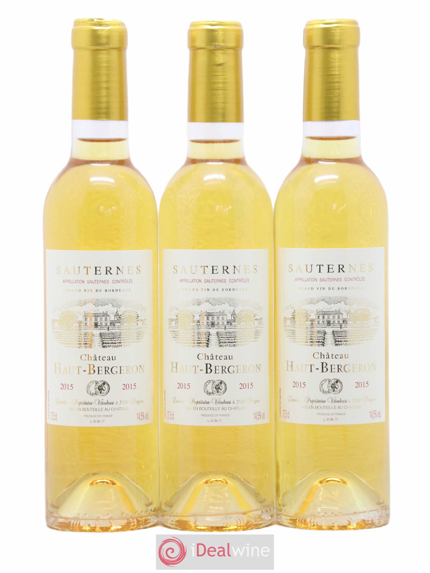 Château Haut-Bergeron 2015 - Posten von 6 Demi-Flaschen - 2