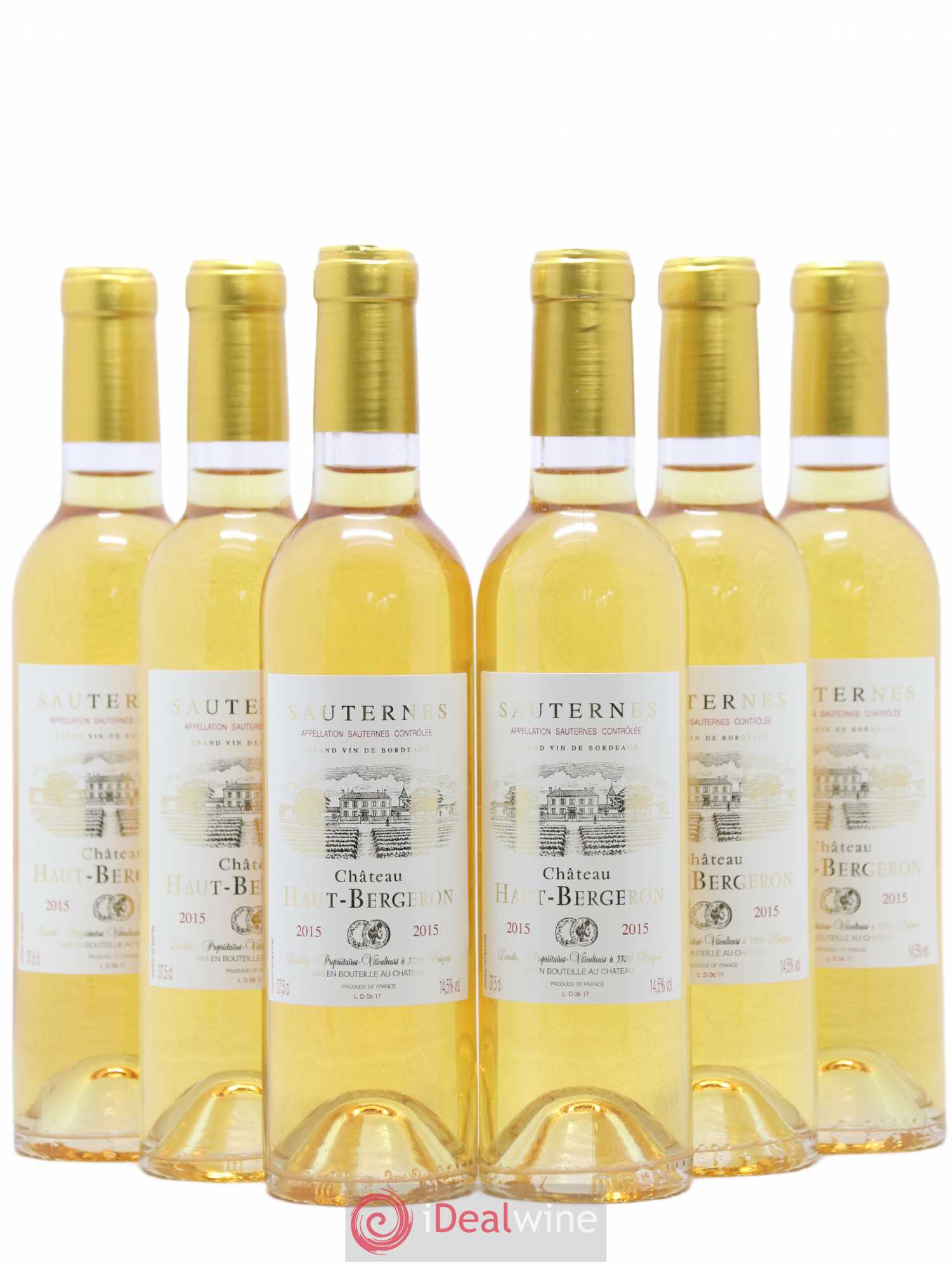 Château Haut-Bergeron 2015 - Posten von 6 Demi-Flaschen - 0