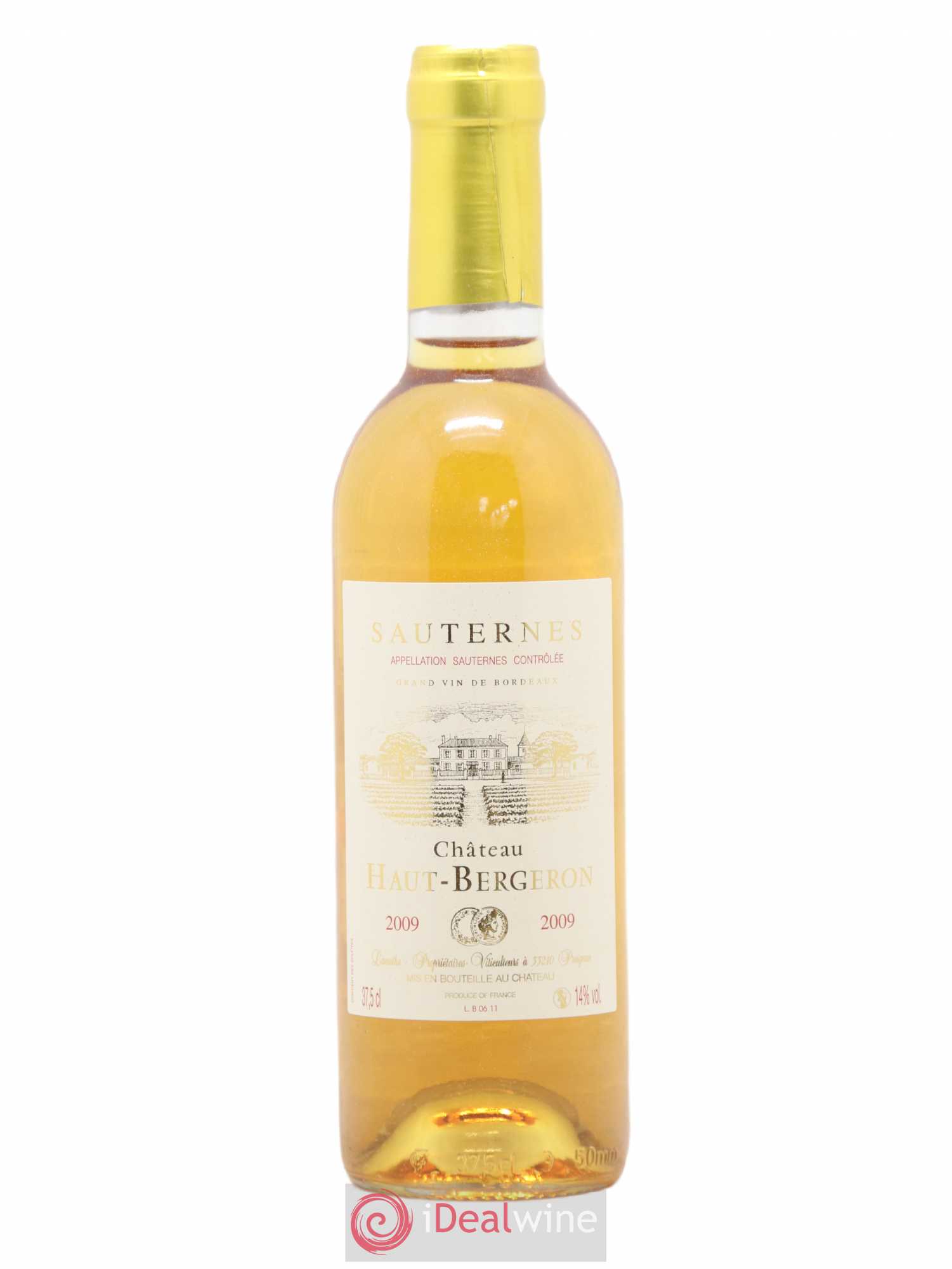 Château Haut-Bergeron 2009 - Lotto di 1 mezza bottiglia - 0