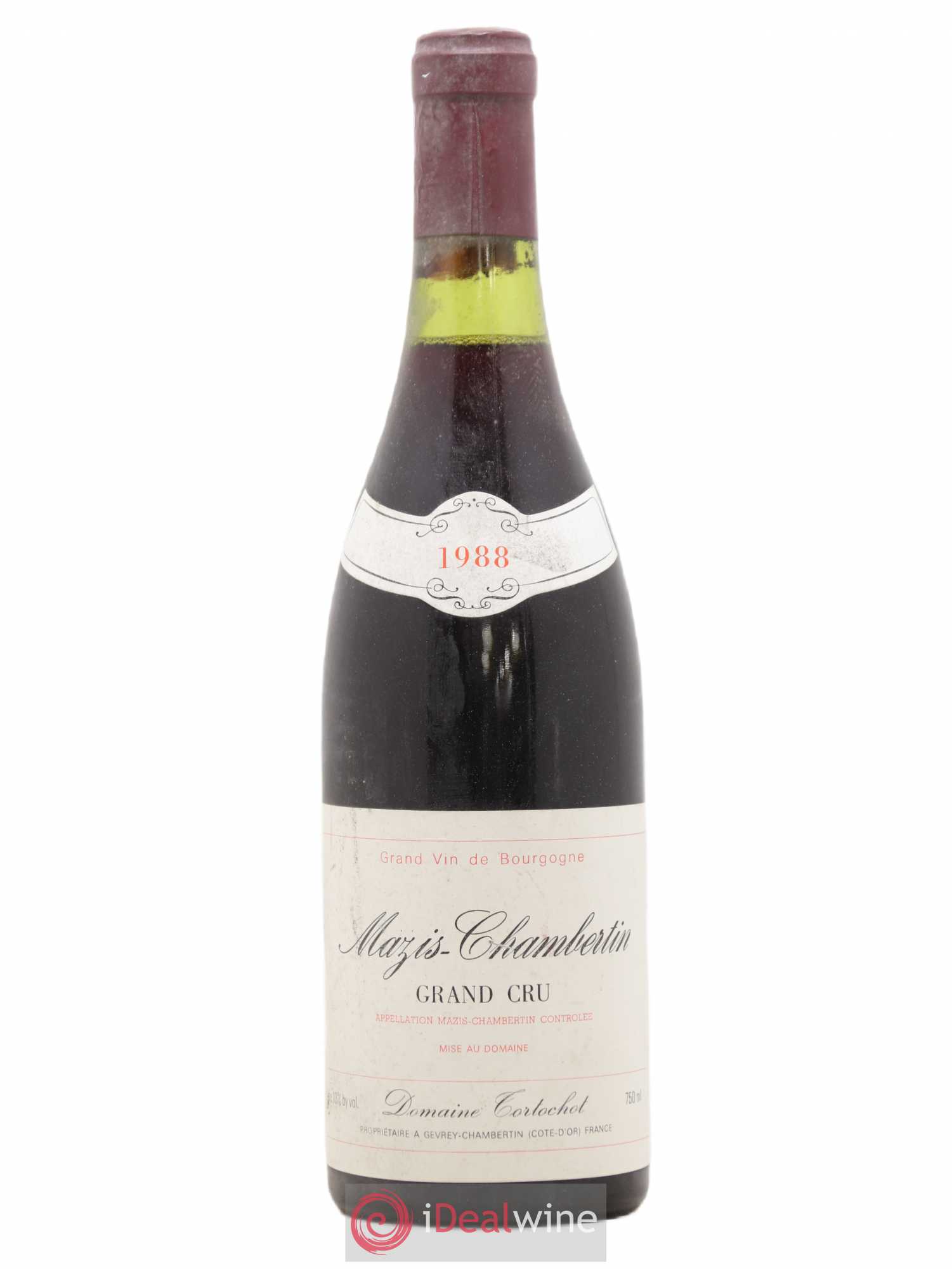 Mazis-Chambertin Grand Cru Tortochot (Domaine) 1988 - Lot de 1 bouteille - 0