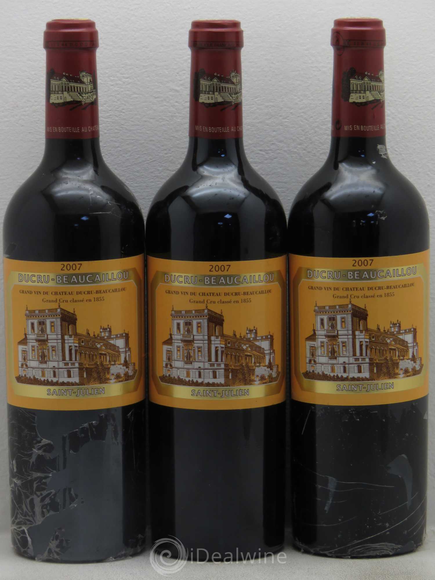 Château Ducru Beaucaillou 2ème Grand Cru Classé 2007 - Lot de 3 bouteilles - 0
