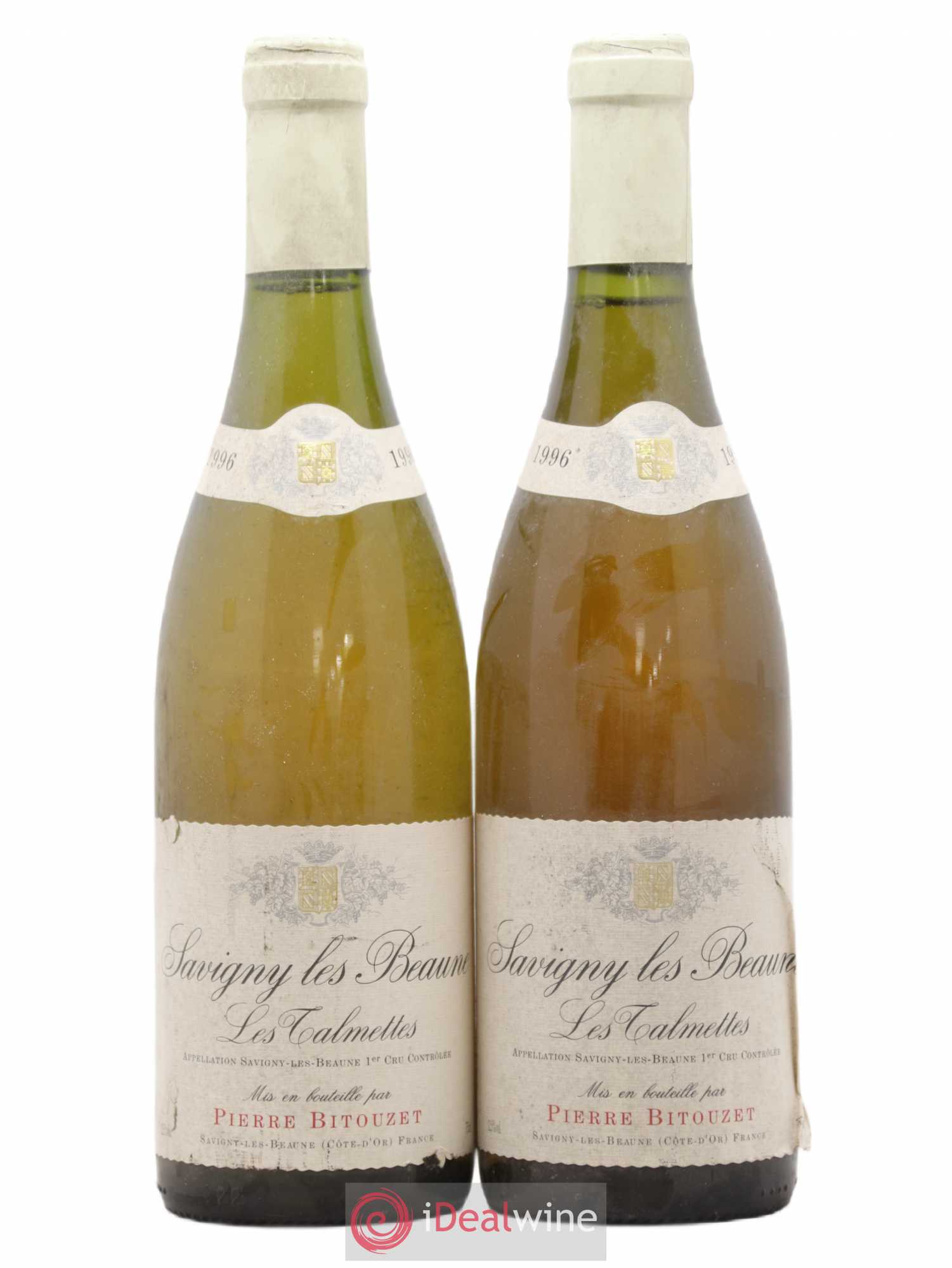 Savigny-lès-Beaune Talmettes Pierre Bitouzet 1996 - Posten von 2 Flaschen - 0