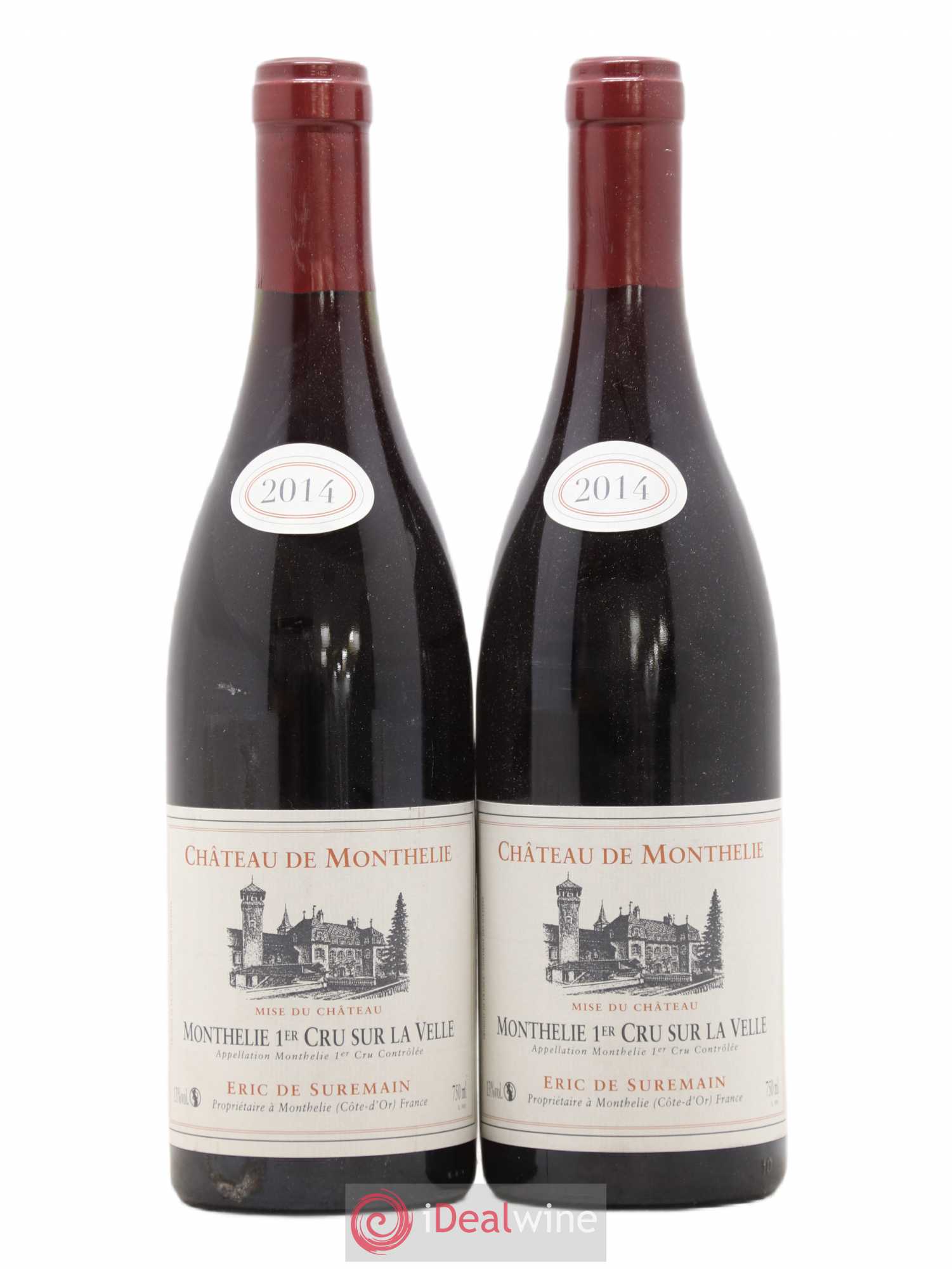 Monthélie 1er Cru Sur La Velle Château de Monthélie 2014 - Posten von 2 Flaschen - 0