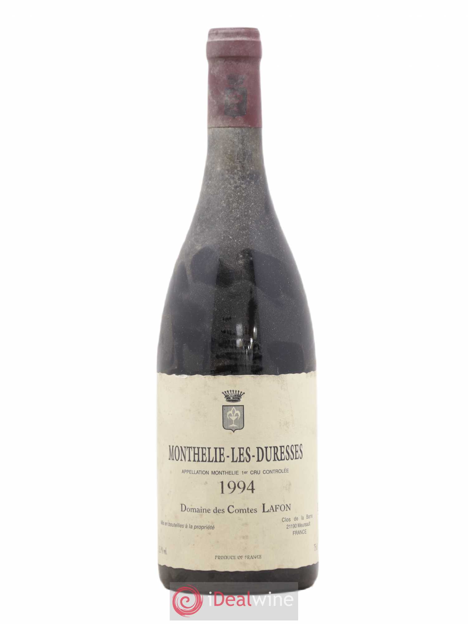 Monthélie 1er Cru Les Duresses Comtes Lafon (Domaine des) 1994 - Lot de 1 bouteille - 0