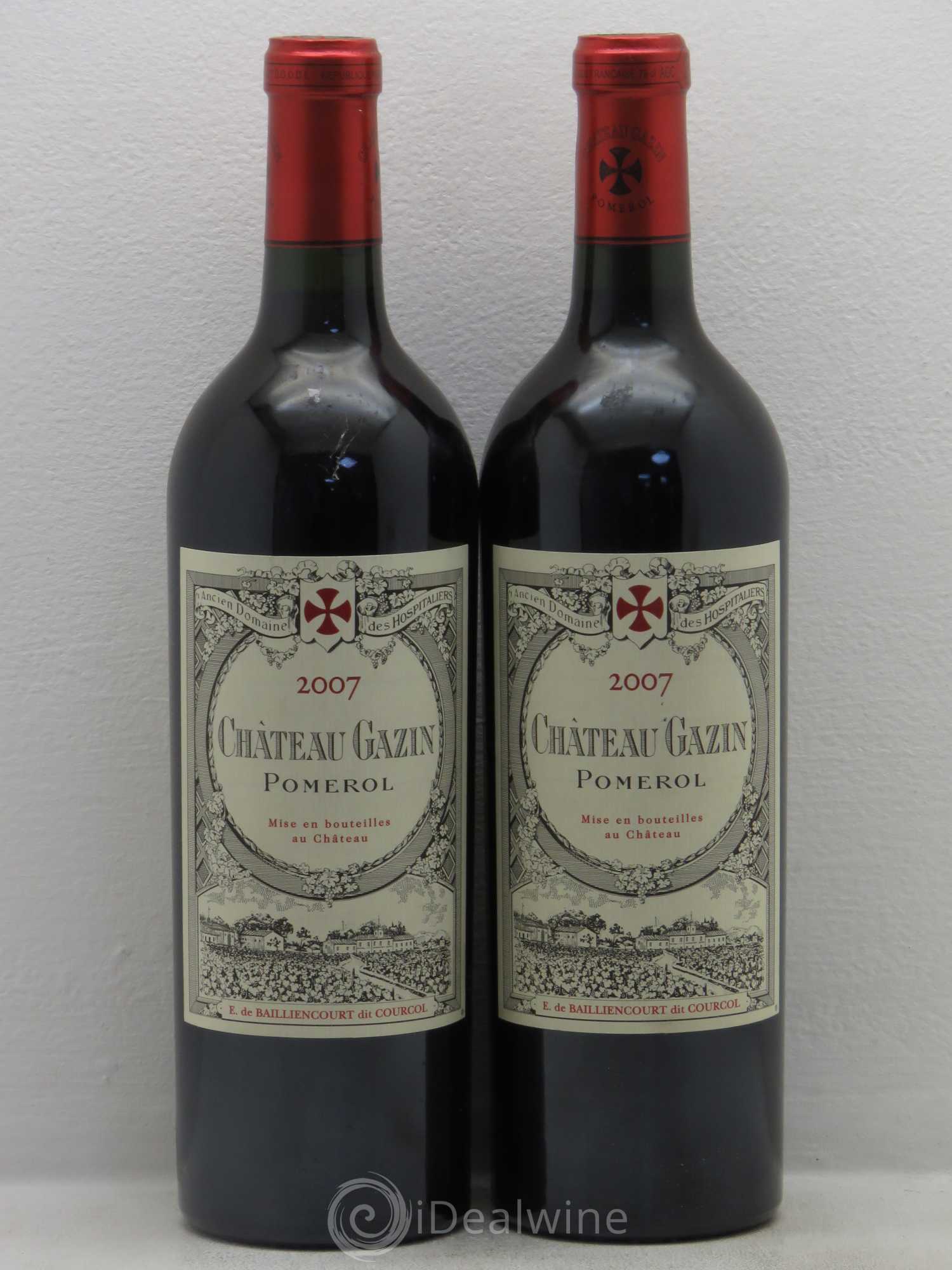 Château Gazin 2007 - Lot de 2 bouteilles - 0