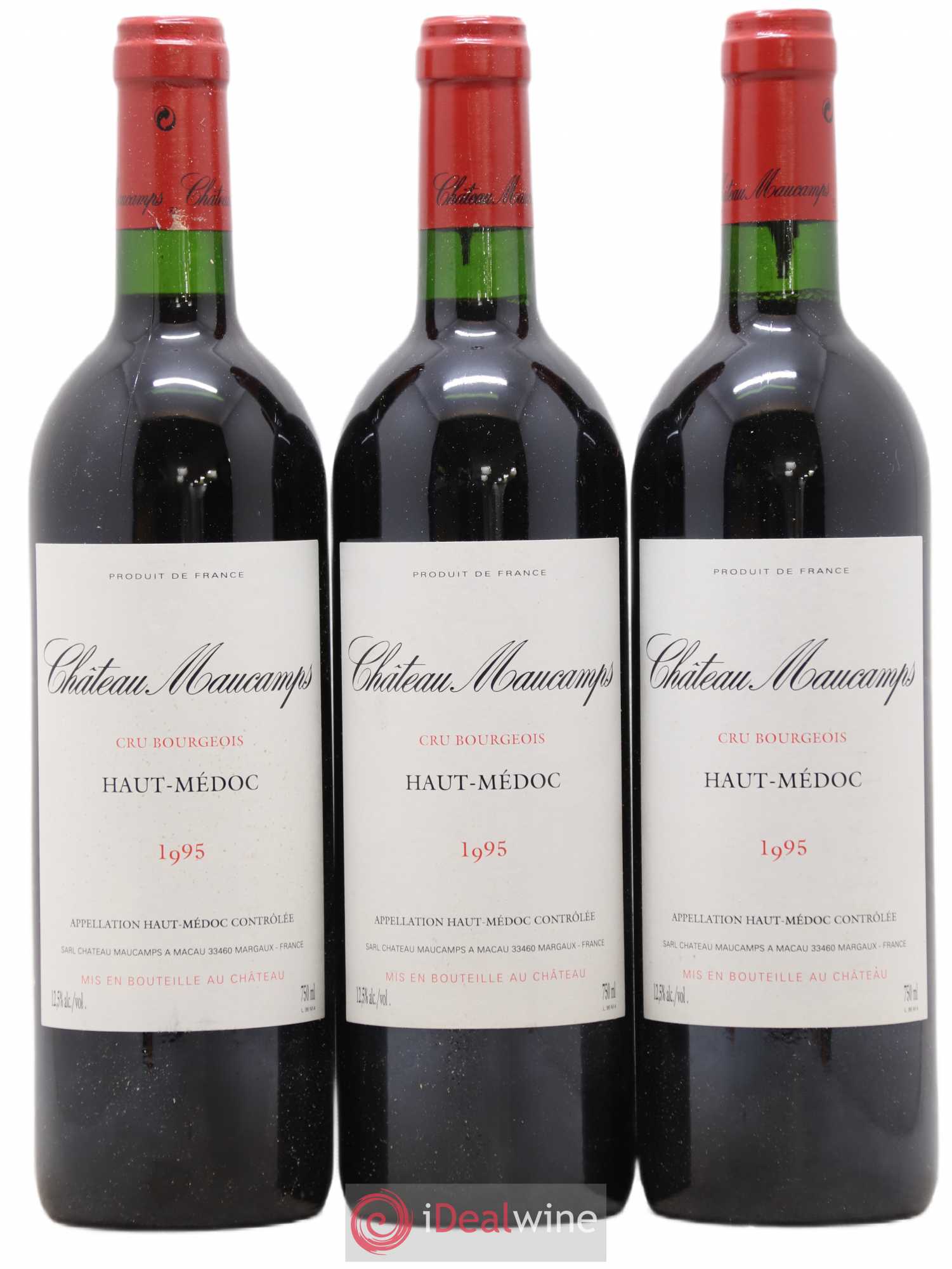 Château Maucamps Cru Bourgeois 1995 - Lot de 6 bouteilles - 1