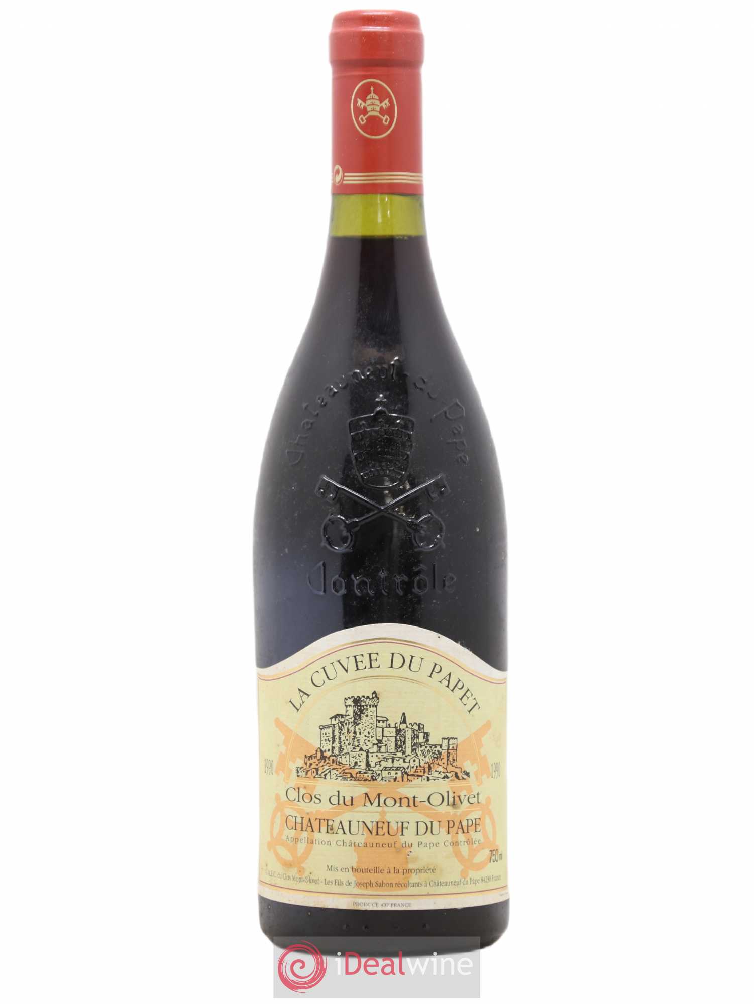 Châteauneuf-du-Pape Cuvée du Papet Clos du Mont-Olivet 1990 - Lot de 1 bouteille - 0