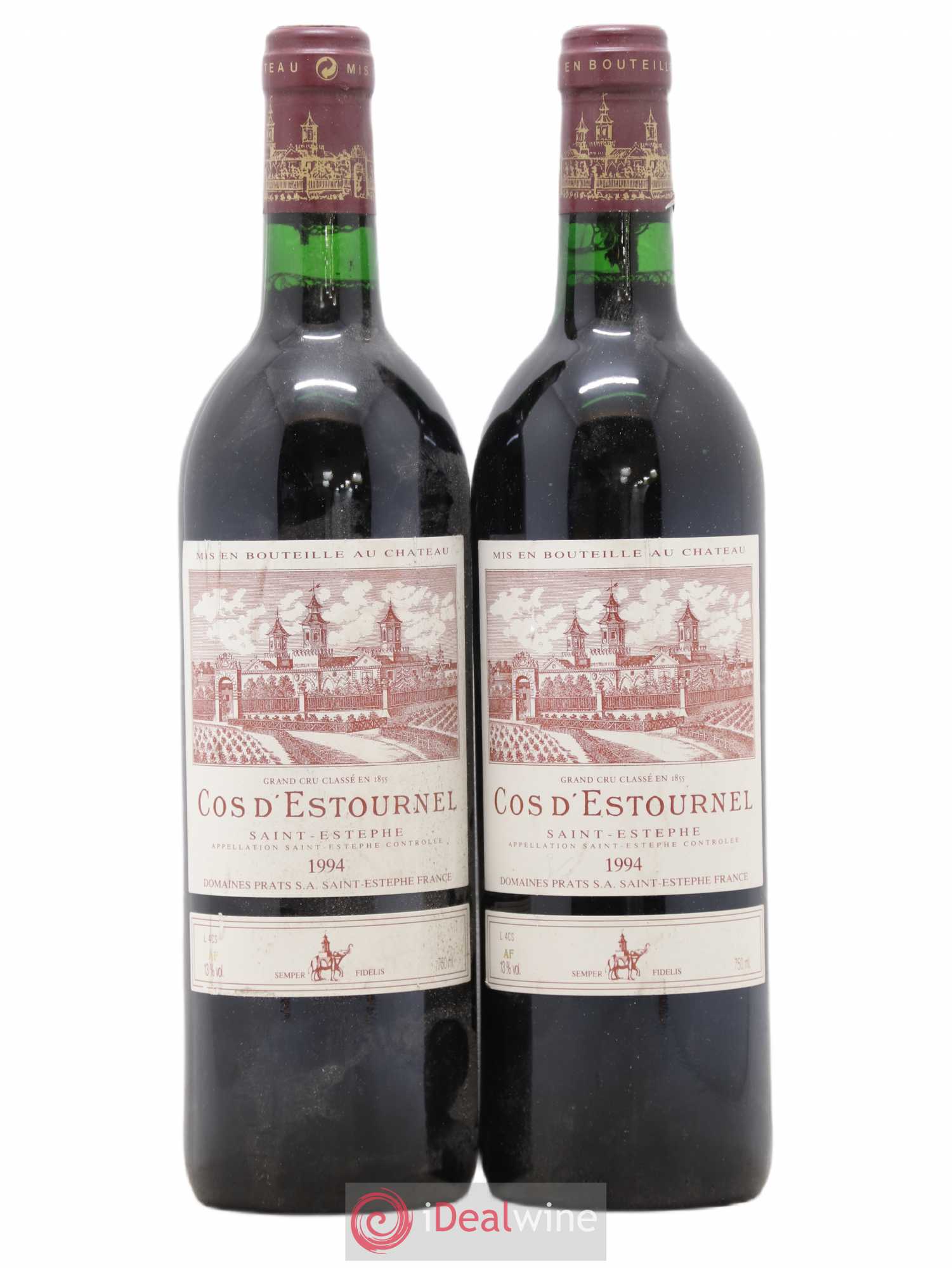 Cos d'Estournel 2ème Grand Cru Classé 1994 - Lot de 2 bouteilles - 0