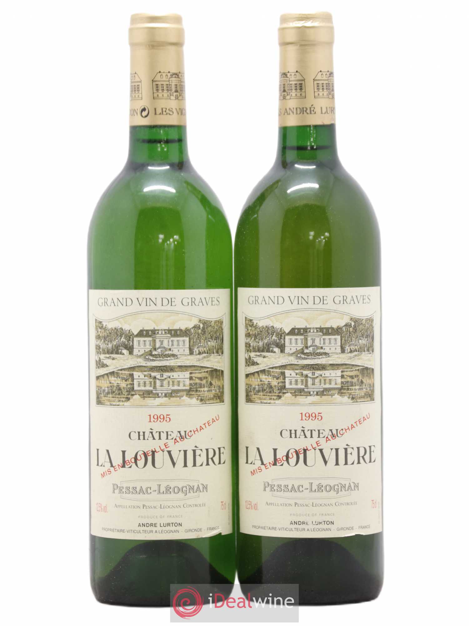 Château la Louvière 1995 - Lot de 2 bouteilles - 0