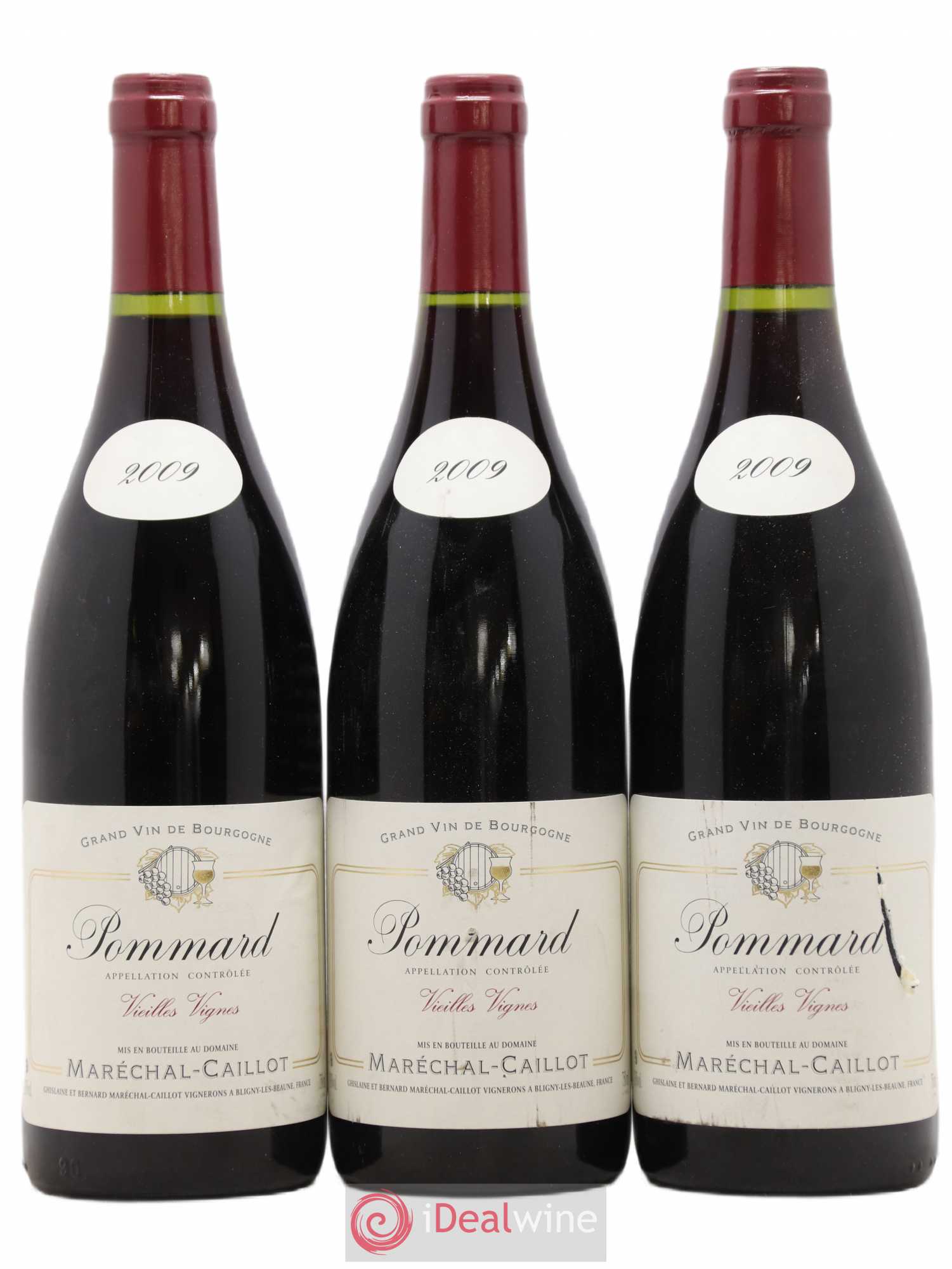 Pommard Vielles Vignes Maréchal Caillot 2009 - Posten von 3 Flaschen - 0