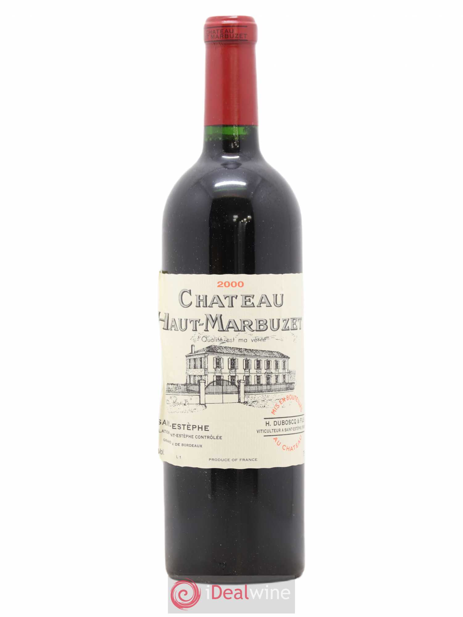 Château Haut Marbuzet 2000 - Lot de 1 bouteille - 0