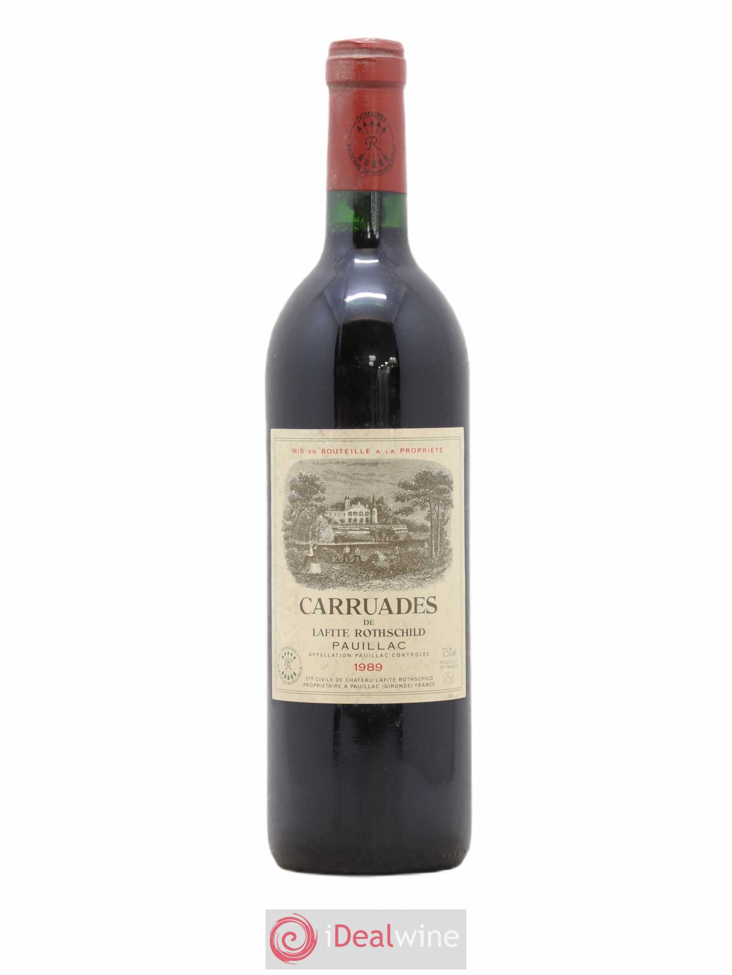 Carruades de Lafite Rothschild Second Vin 1989 - Lot de 1 bouteille - 0