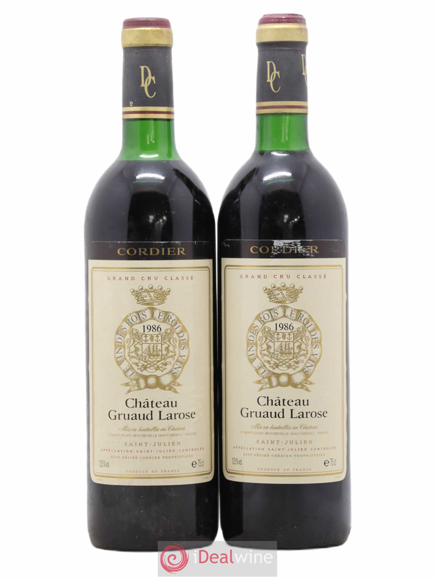 Château Gruaud Larose 2ème Grand Cru Classé 1986 - Lot de 2 bouteilles - 0