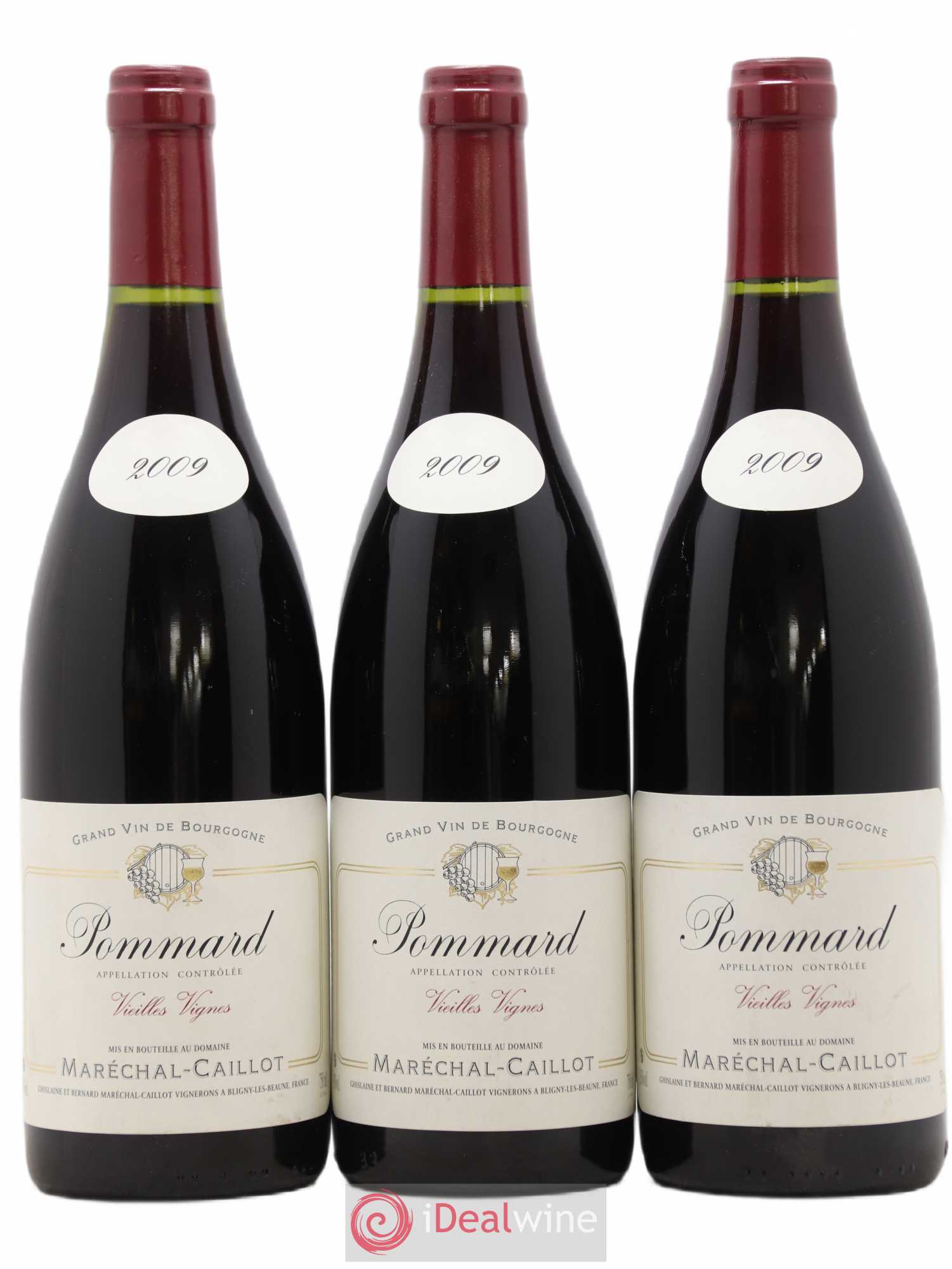 Pommard Vieilles Vignes Maréchal Caillot 2009 - Posten von 3 Flaschen - 0