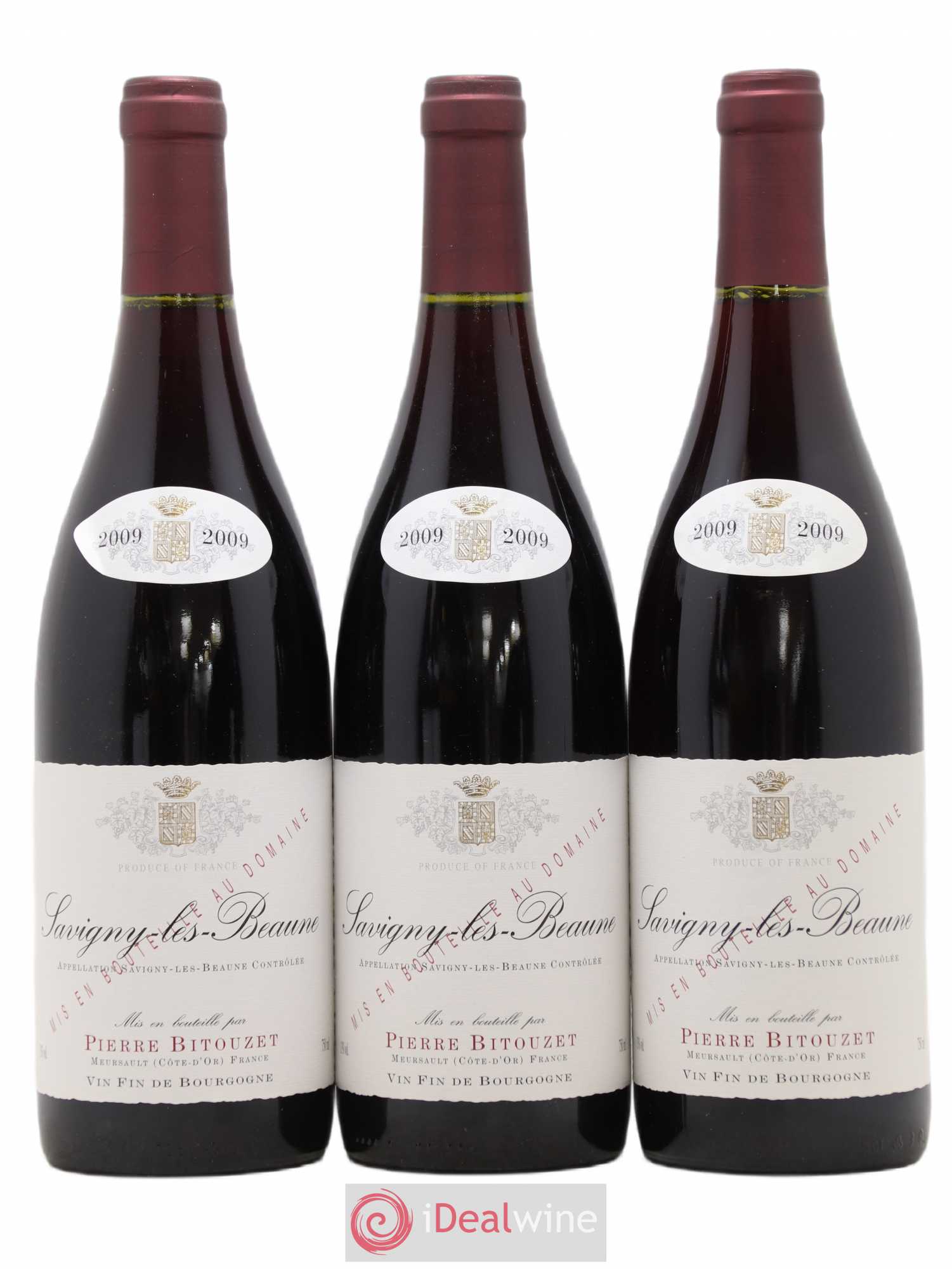 Savigny-lès-Beaune Pierre Bitouzet 2009 - Lot de 6 bouteilles - 1