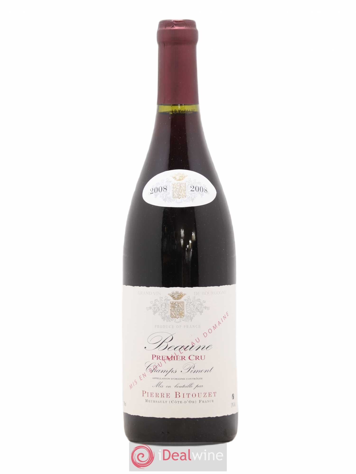 Beaune 1er Cru Champs Pimont Bitouzet 2008 - Posten von 1 Flasche - 0