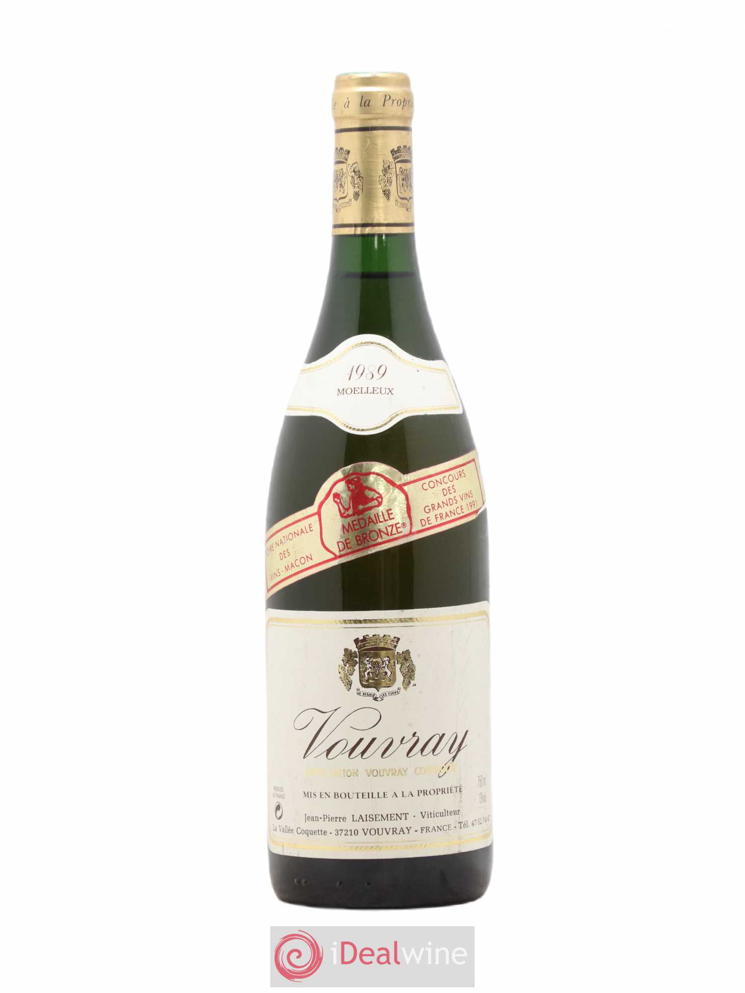 Vouvray 1989 - Posten von 1 Flasche - 0