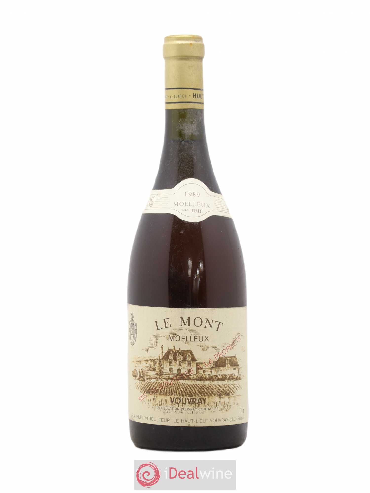Vouvray Le Mont Moelleux 1ère Trie Domaine Huet 1989 - Lot de 1 bouteille - 0