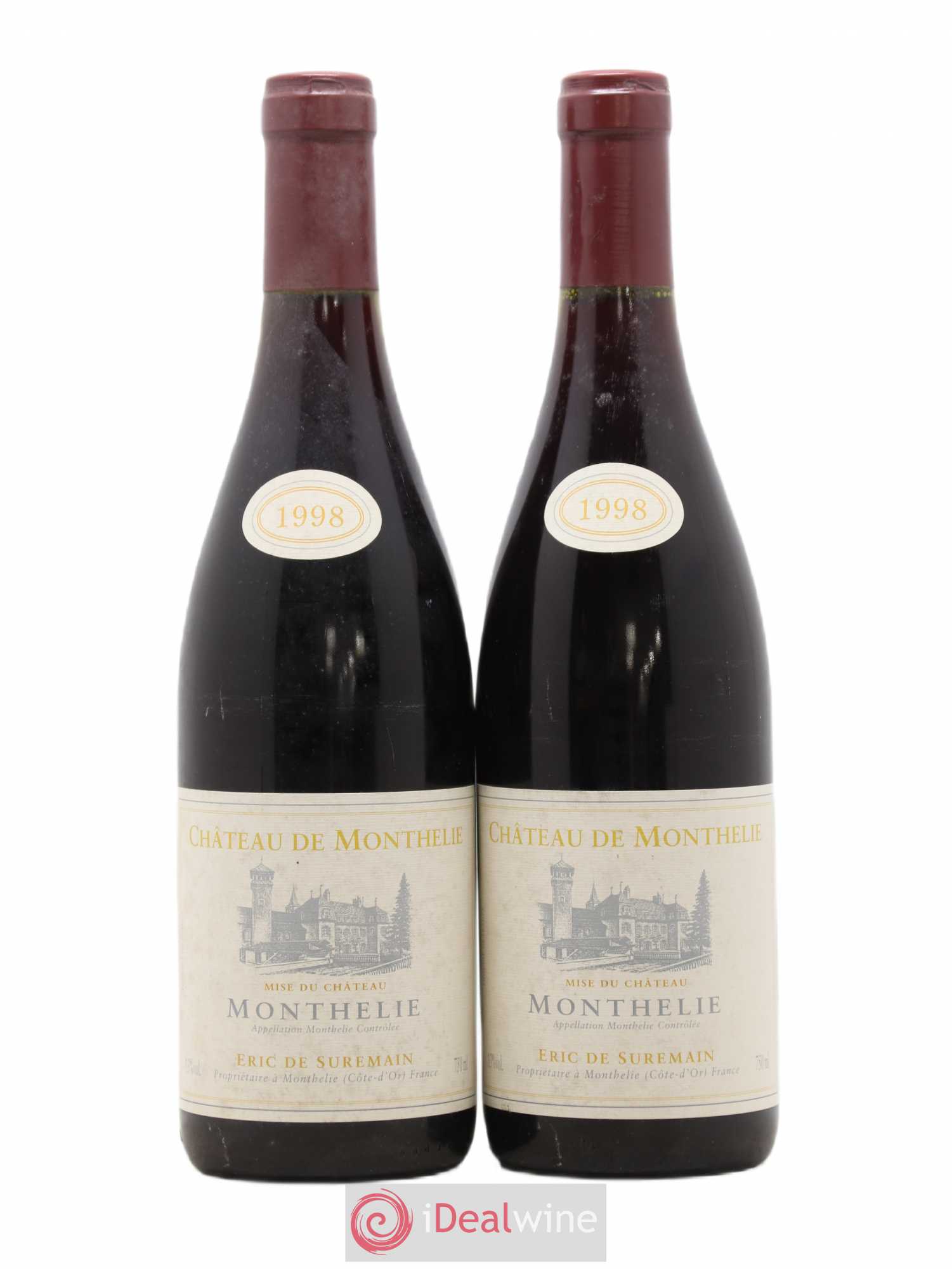 Monthélie Château de Monthélie 1998 - Posten von 2 Flaschen - 0