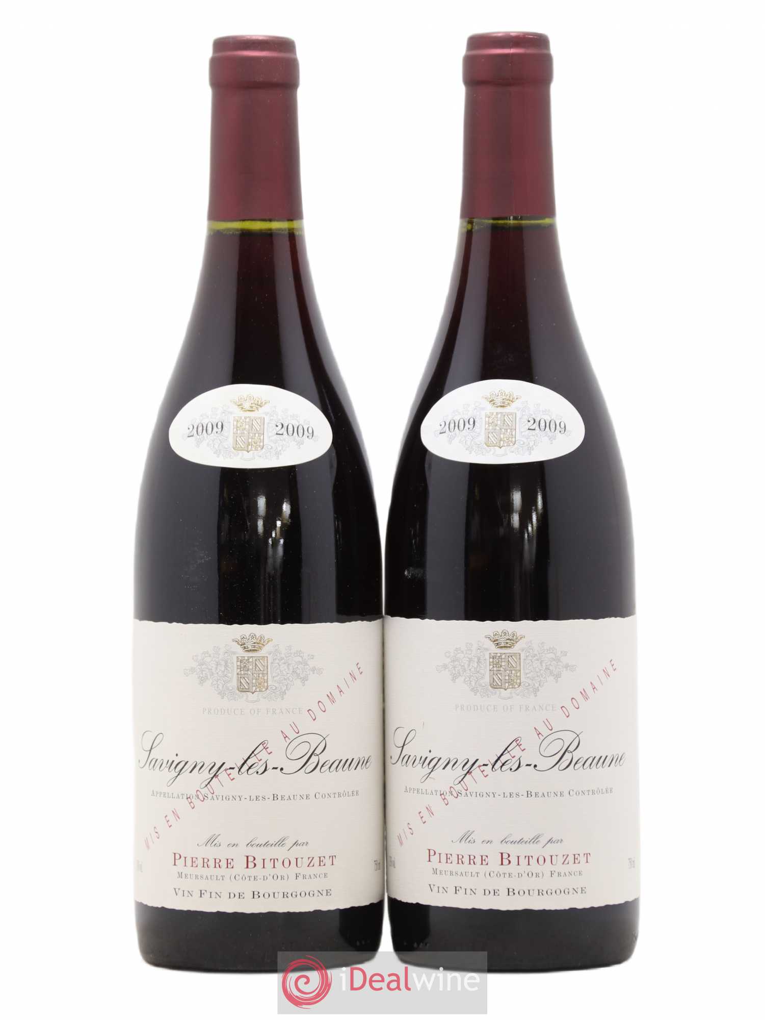 Savigny-lès-Beaune Pierre Bitouzet 2009 - Lot de 2 bouteilles - 0