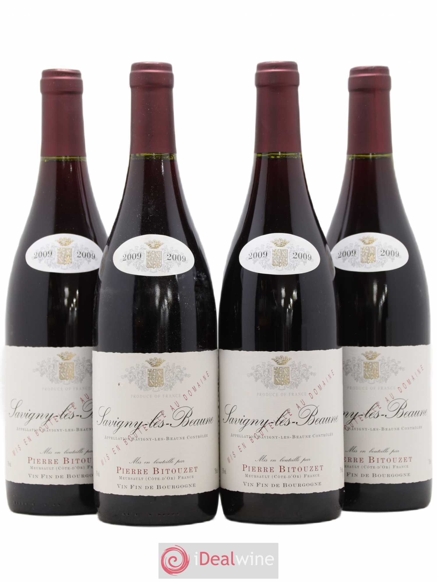 Savigny-lès-Beaune Pierre Bitouzet 2009 - Lot de 4 bouteilles - 0