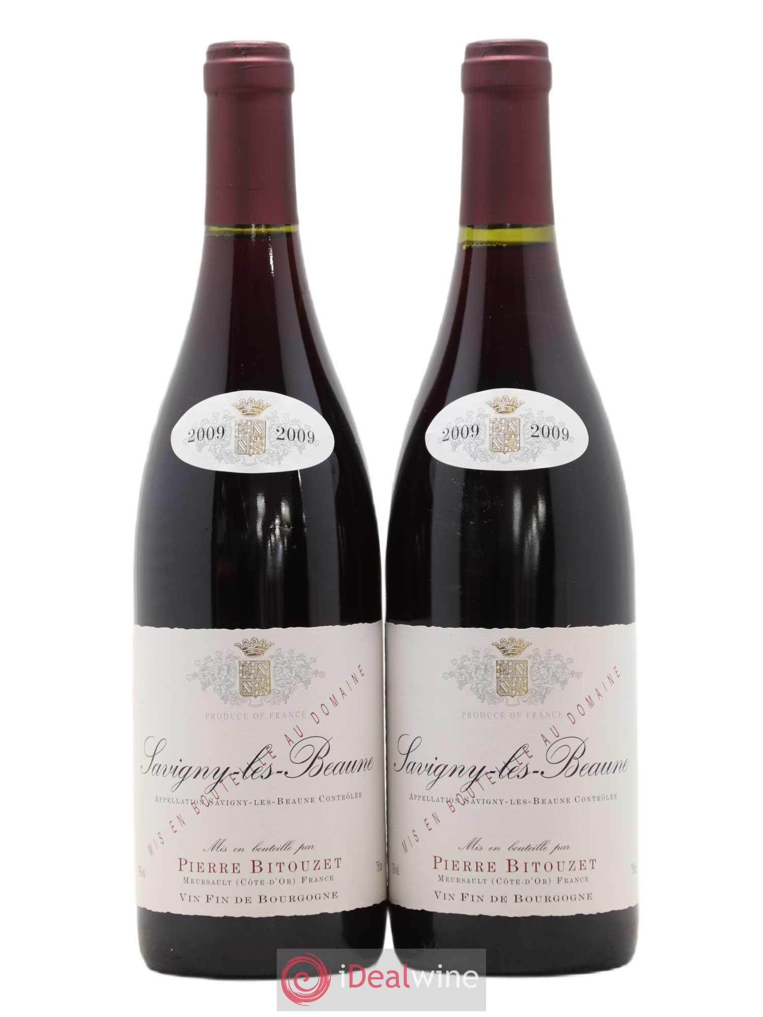 Savigny-lès-Beaune Pierre Bitouzet 2009 - Lot de 2 bouteilles - 0