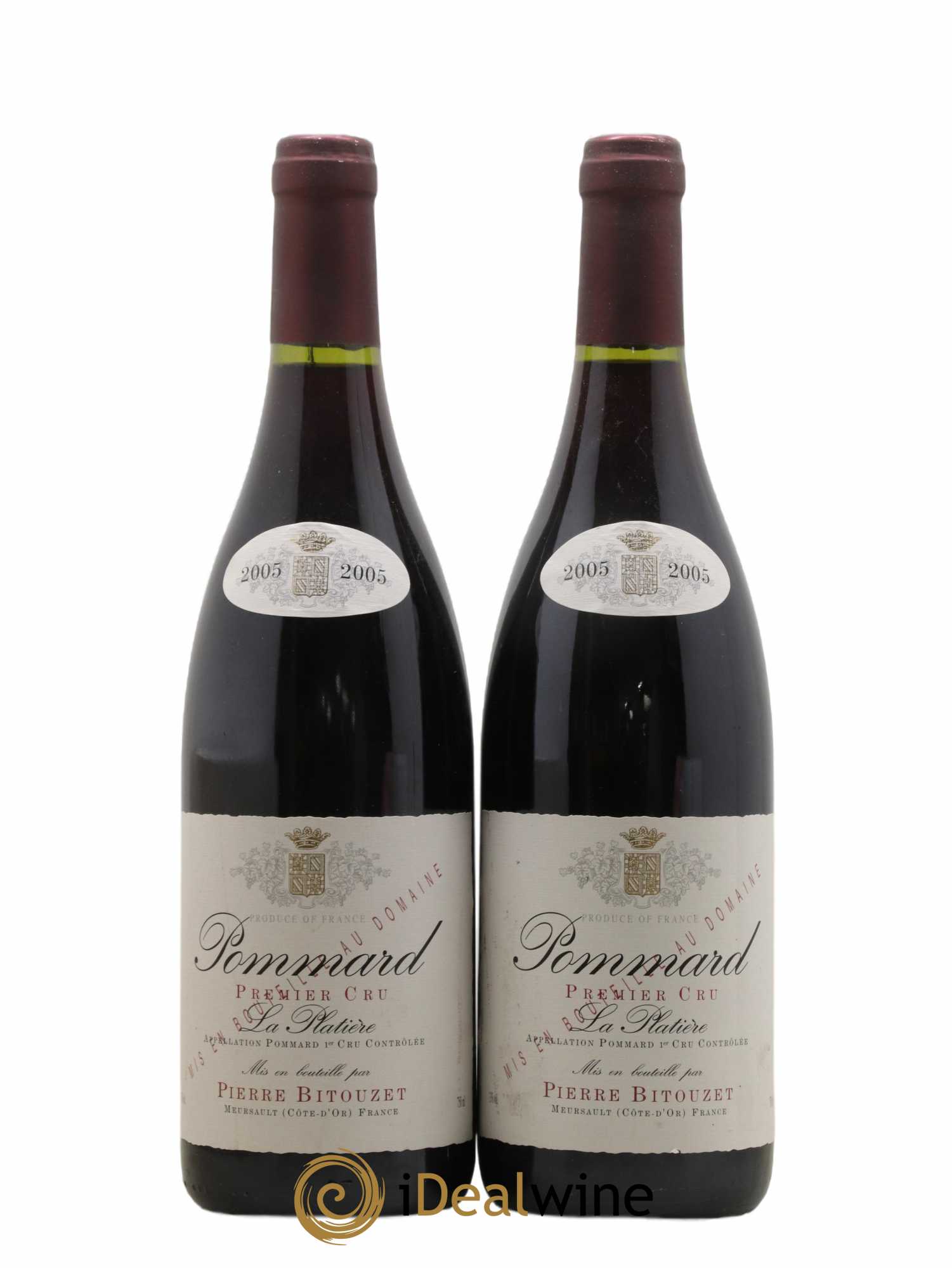Pommard 1er Cru Platières Domaine Bitouzet 2005 - Posten von 2 Flaschen - 0