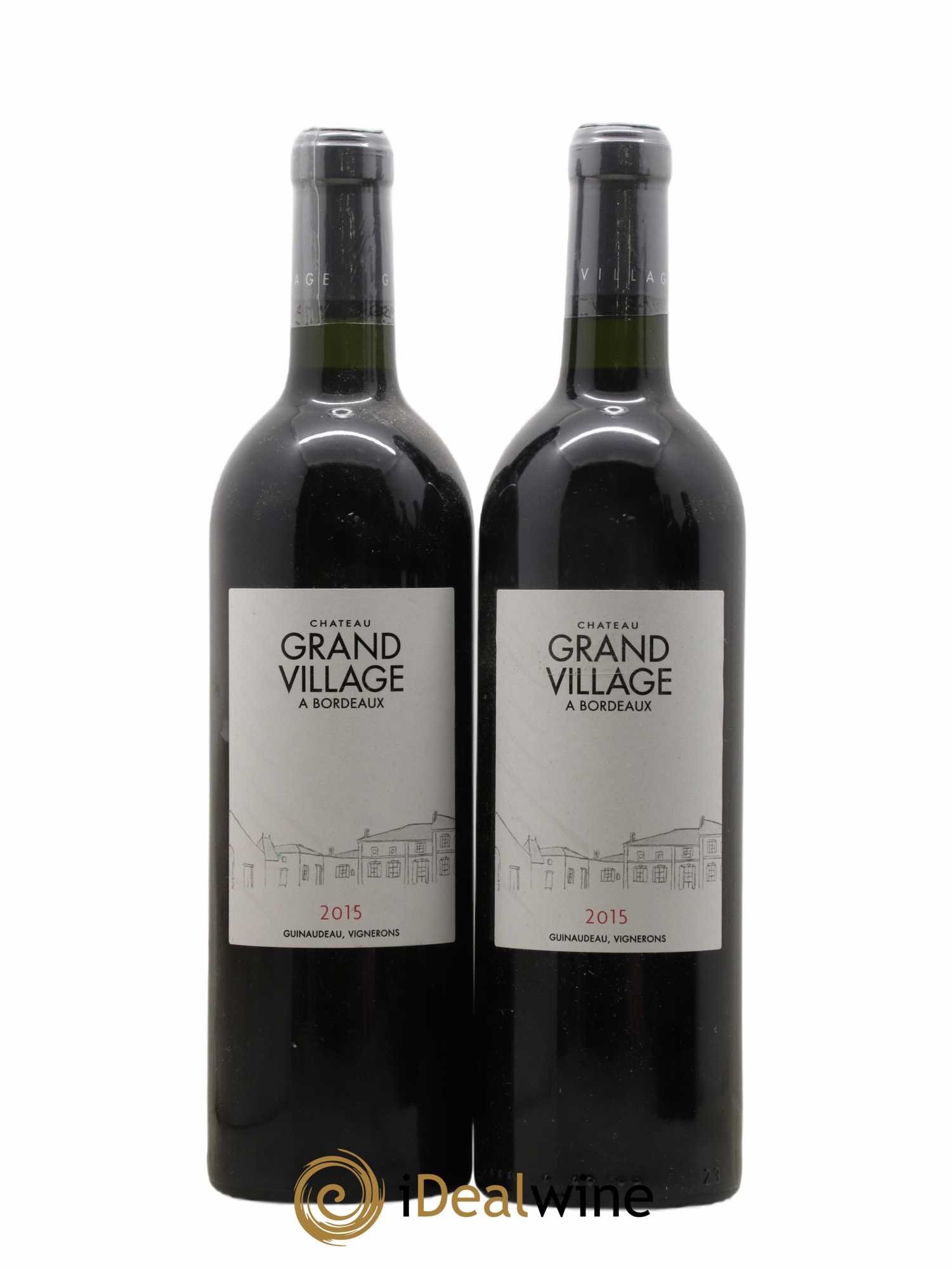 Château Grand Village 2015 - Lot de 2 bouteilles - 0