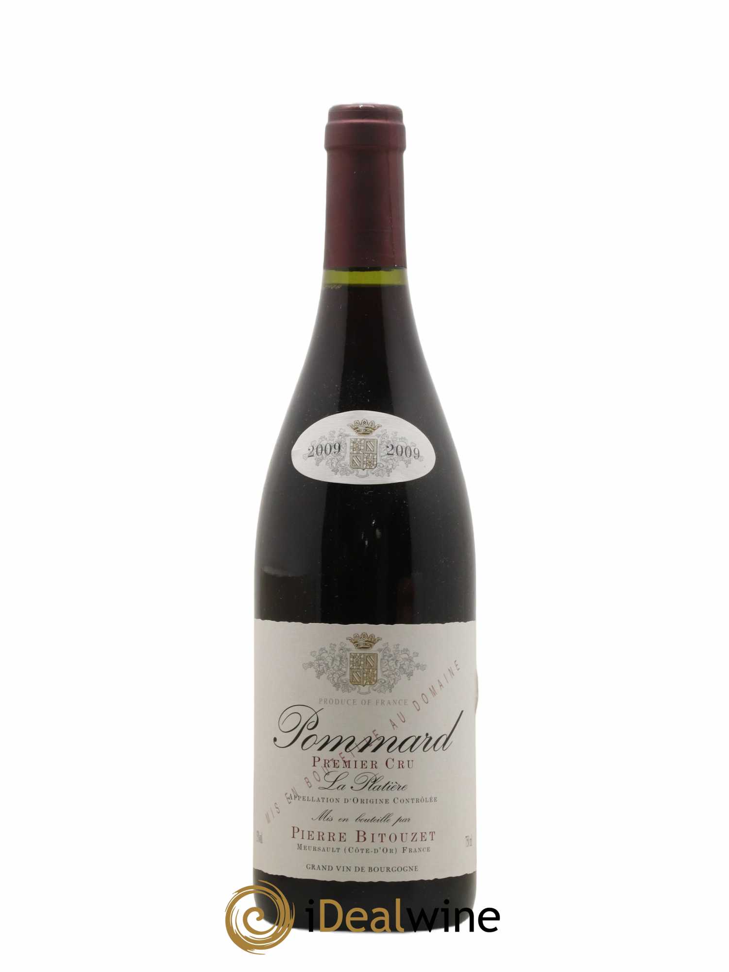 Pommard 1er Cru Platières Domaine Bitouzet 2009 - Posten von 1 Flasche - 0