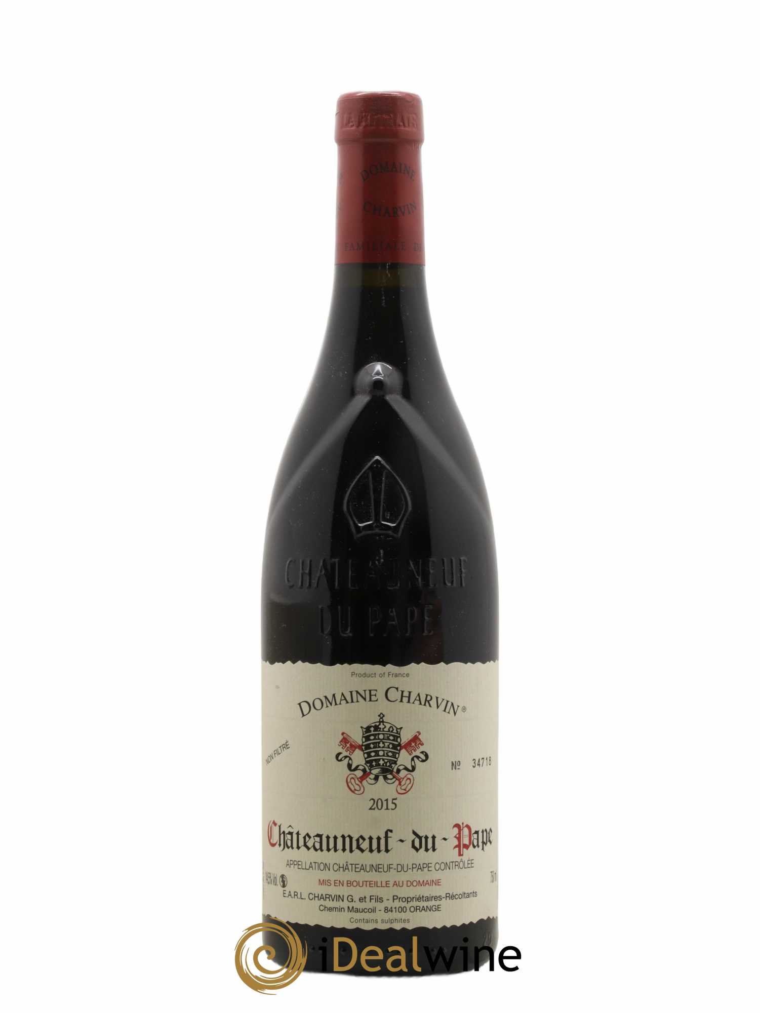 Châteauneuf-du-Pape Charvin (Domaine) 2015 - Lot de 1 bouteille - 0