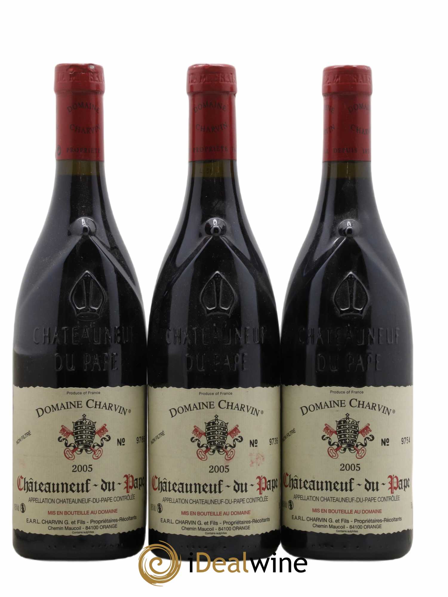 Châteauneuf-du-Pape Charvin (Domaine) 2005 - Lot de 3 bouteilles - 0