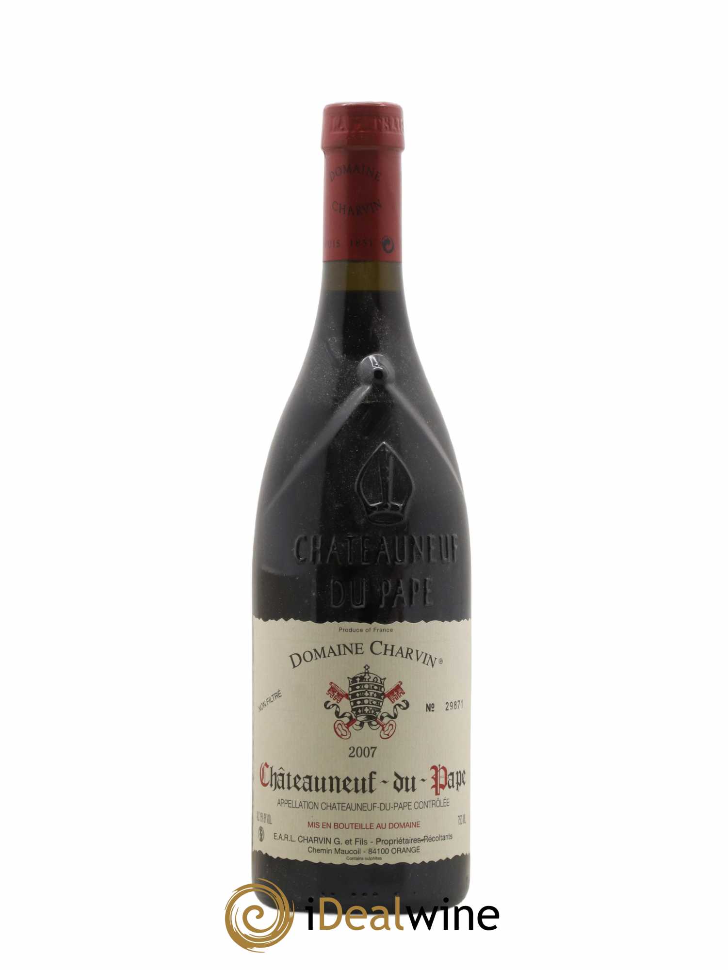 Châteauneuf-du-Pape Charvin (Domaine) 2007 - Lot de 1 bouteille - 0