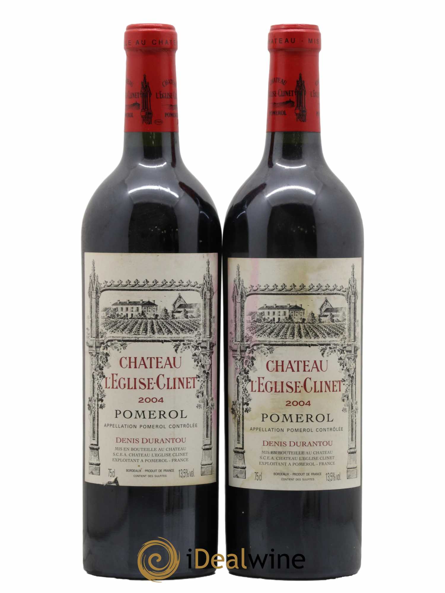 Château l' Église Clinet 2004 - Lot de 2 bouteilles - 0