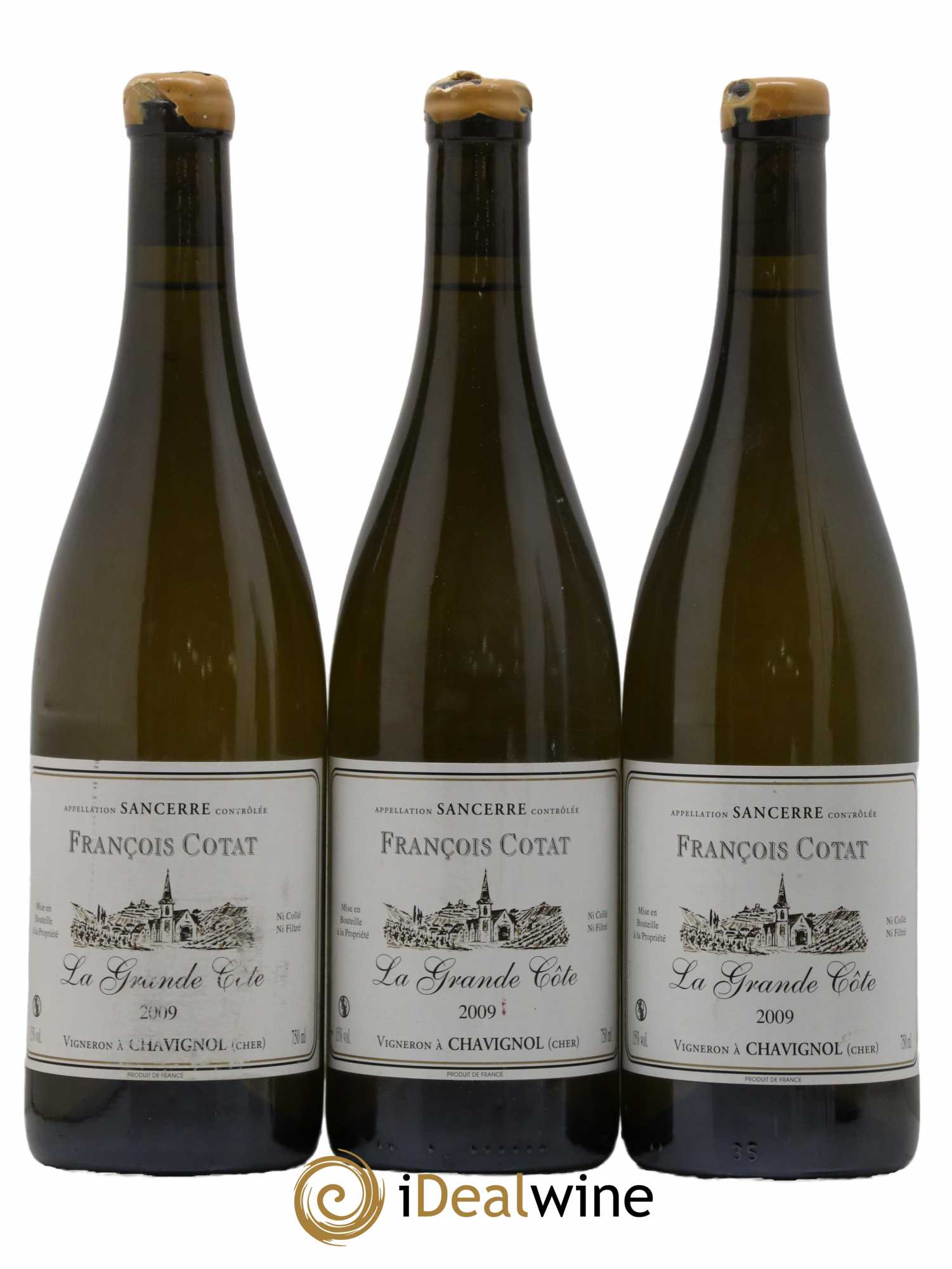 Sancerre La Grande Côte François Cotat 2009 - Lot de 3 bouteilles - 0