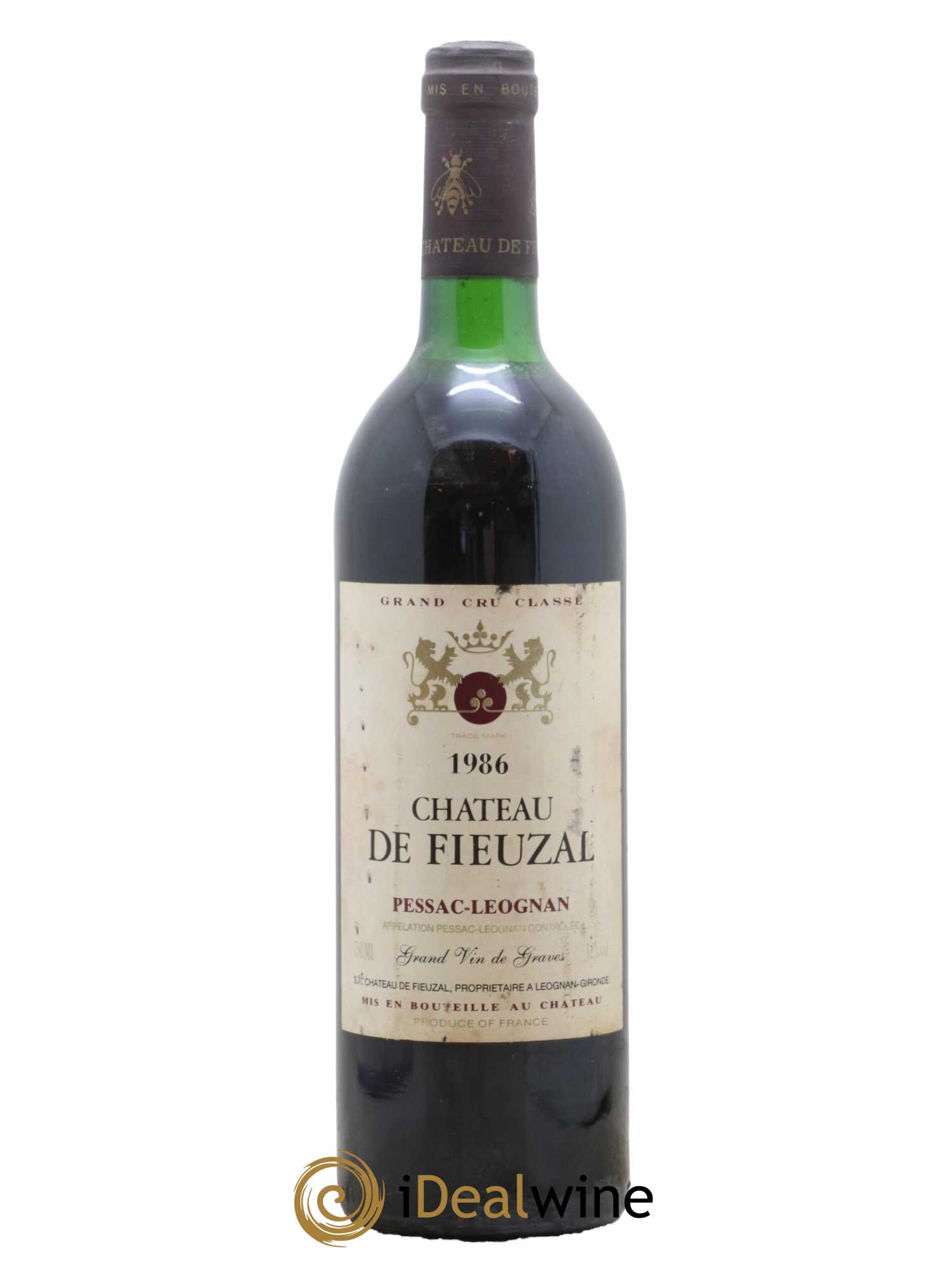 Château de Fieuzal Cru Classé de Graves 1986 - Lot de 1 bouteille - 0