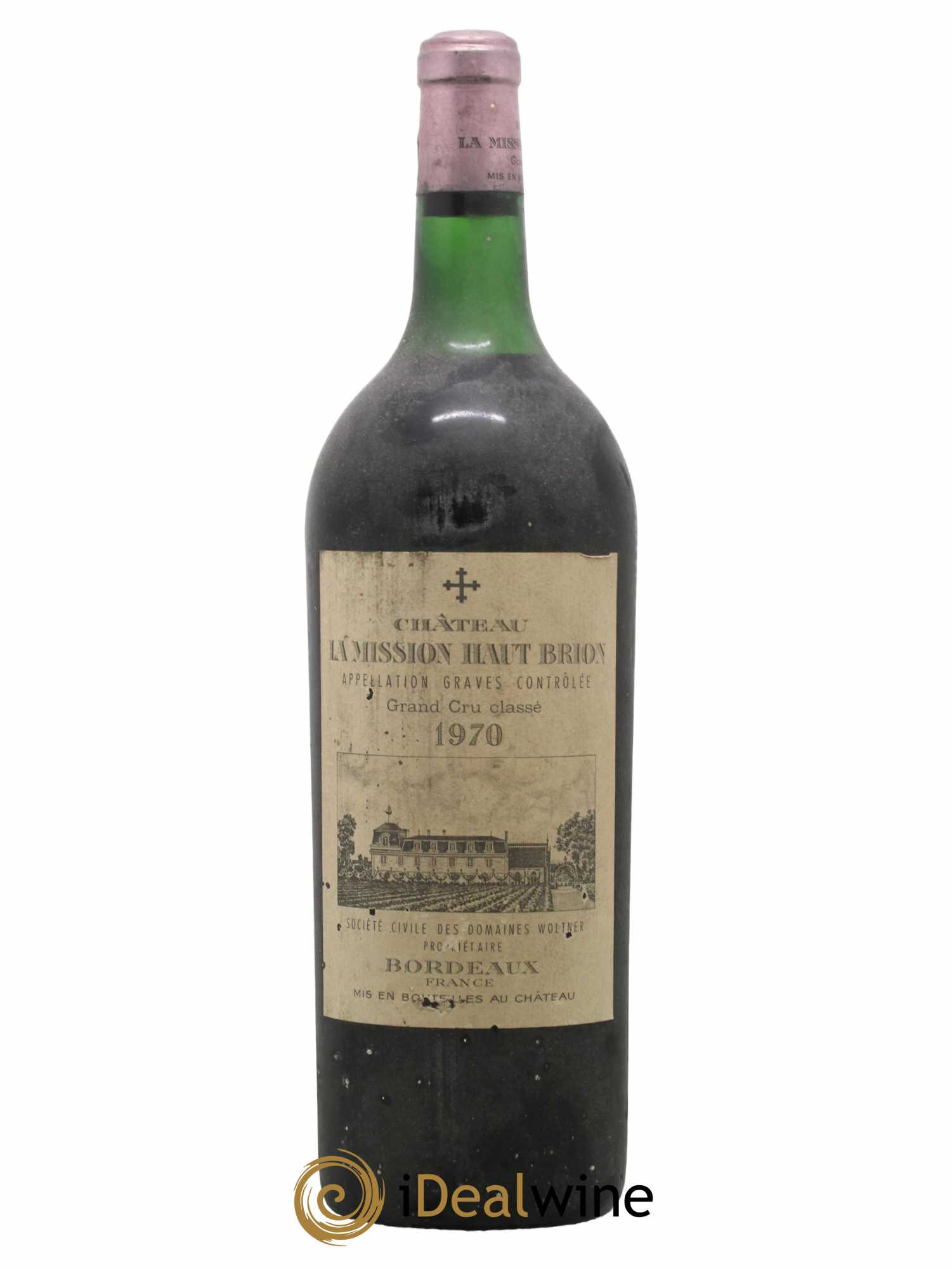 Château la Mission Haut-Brion Cru Classé de Graves 1970 - Lot de 1 magnum - 0
